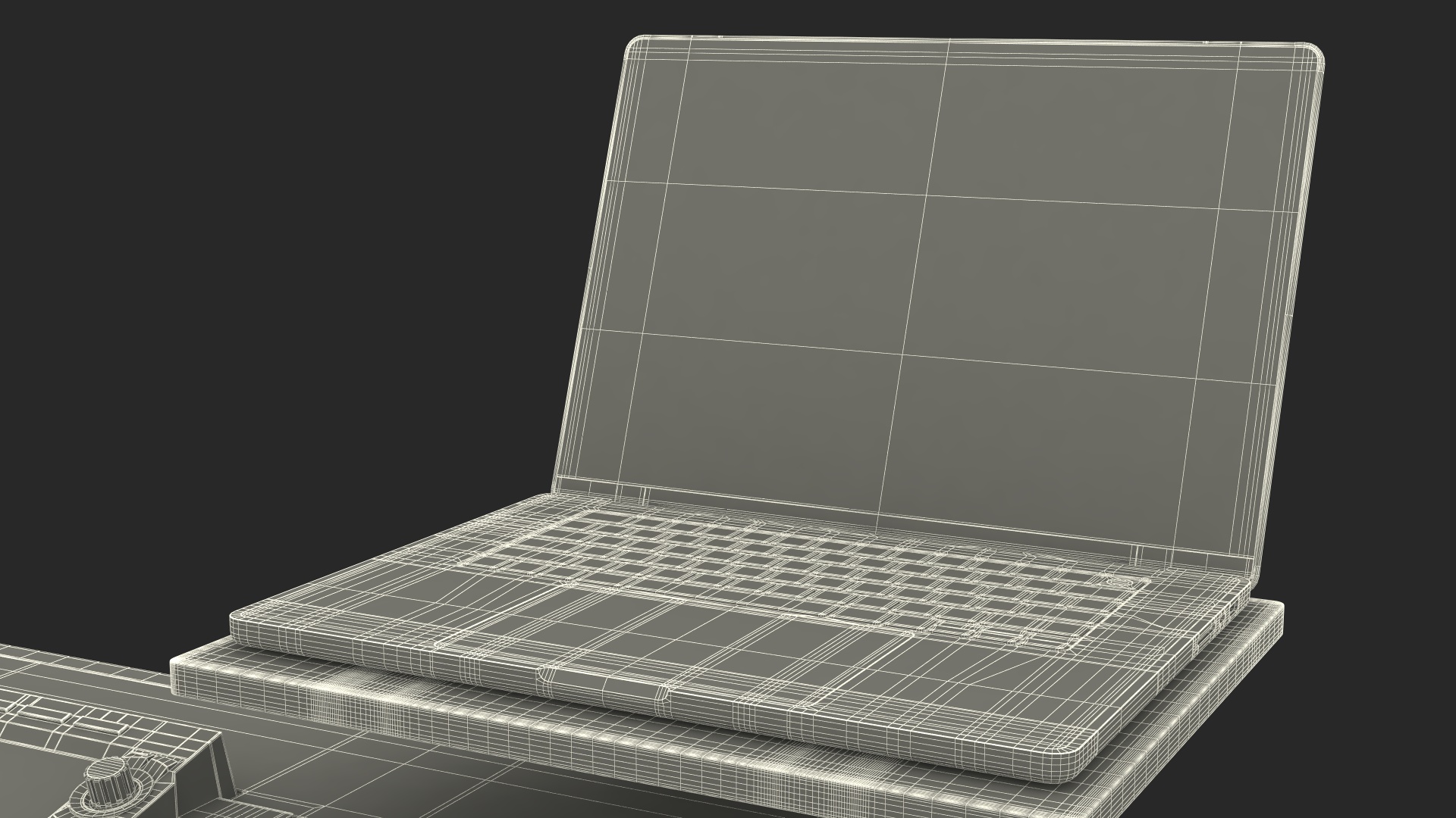DJ Booth Black 3D model