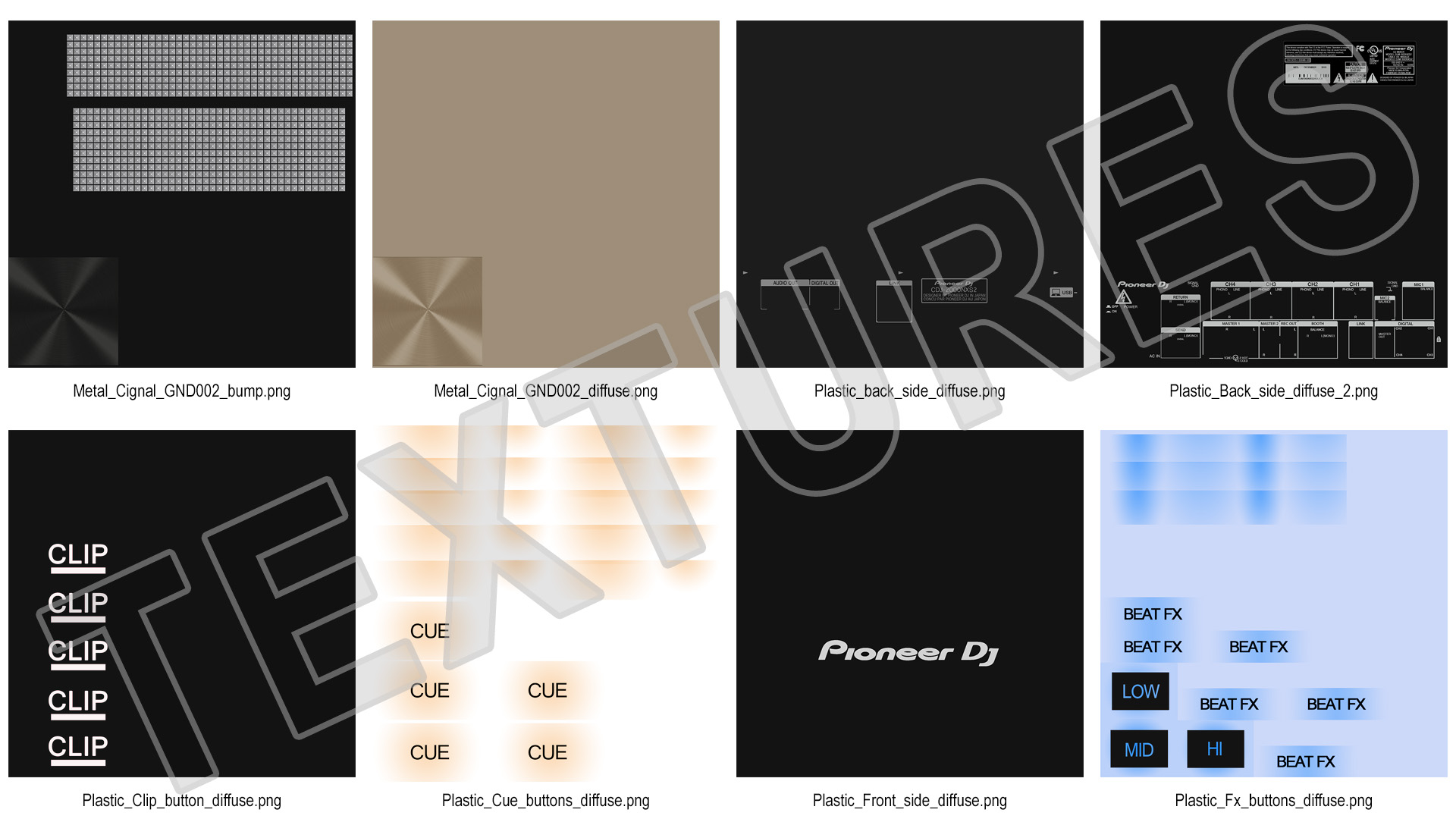 DJ Booth Black 3D model