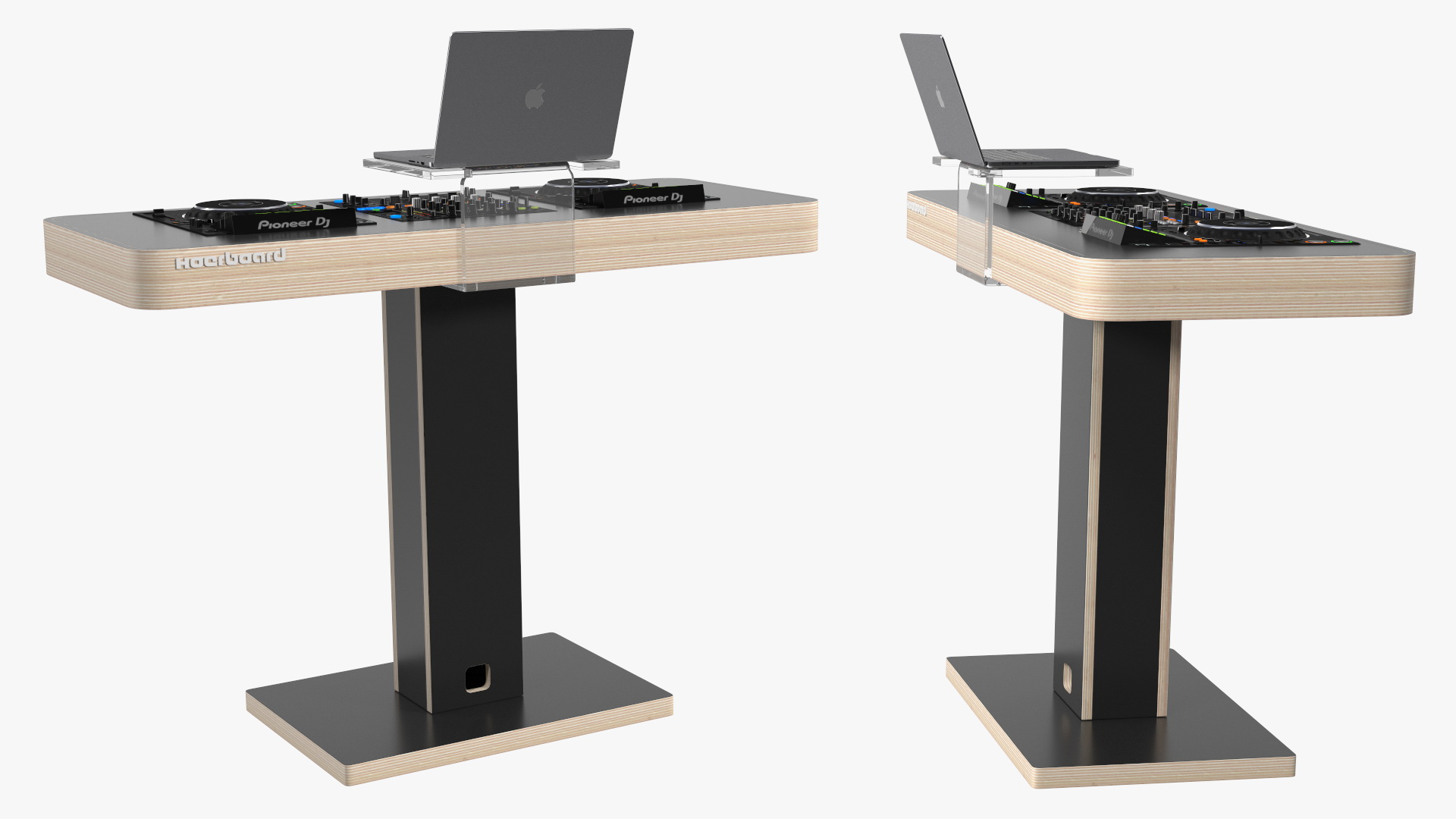 DJ Booth Black 3D model