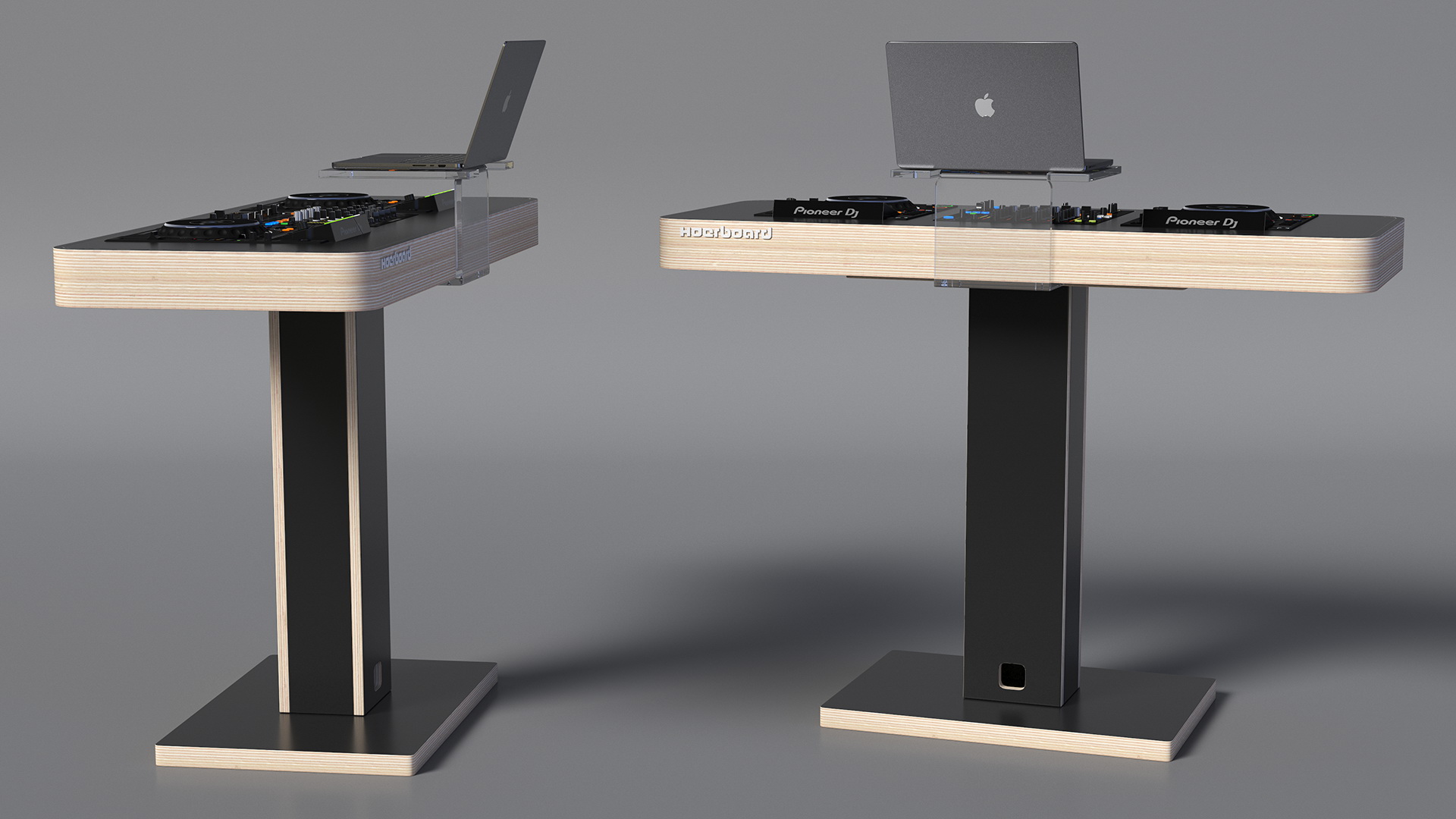 DJ Booth Black 3D model