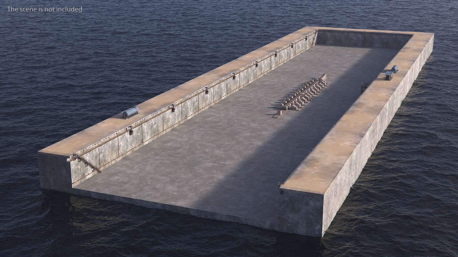 3D Ship Dry Dock model