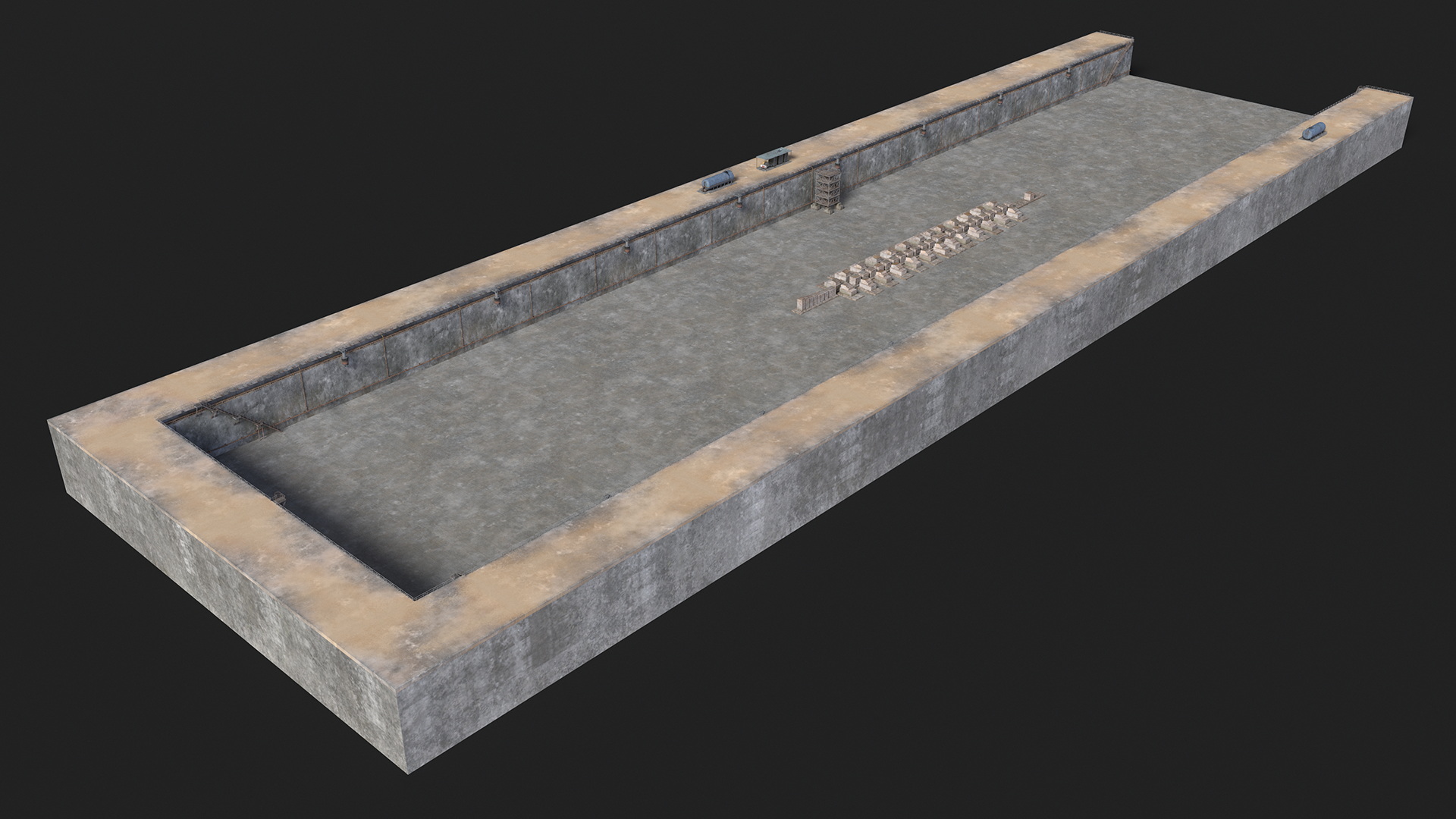 3D Ship Dry Dock model