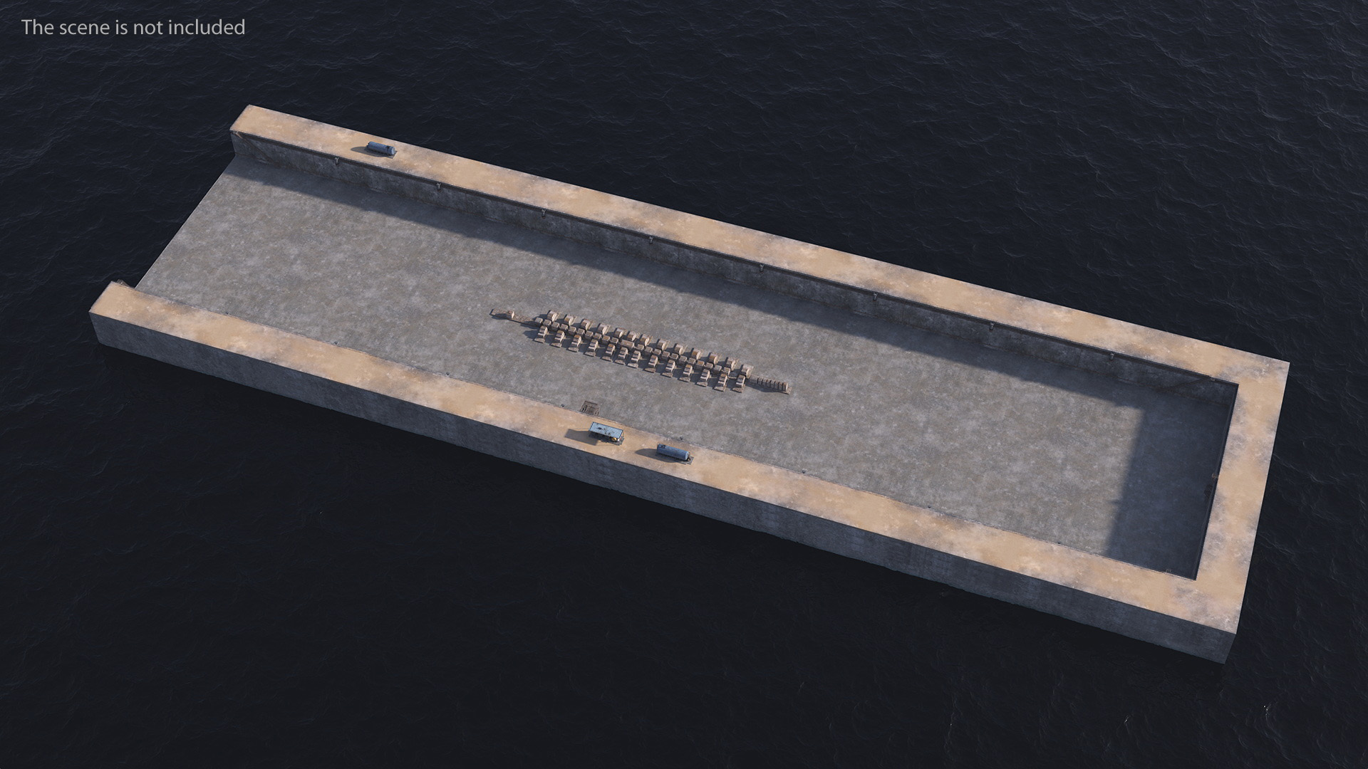 3D Ship Dry Dock model