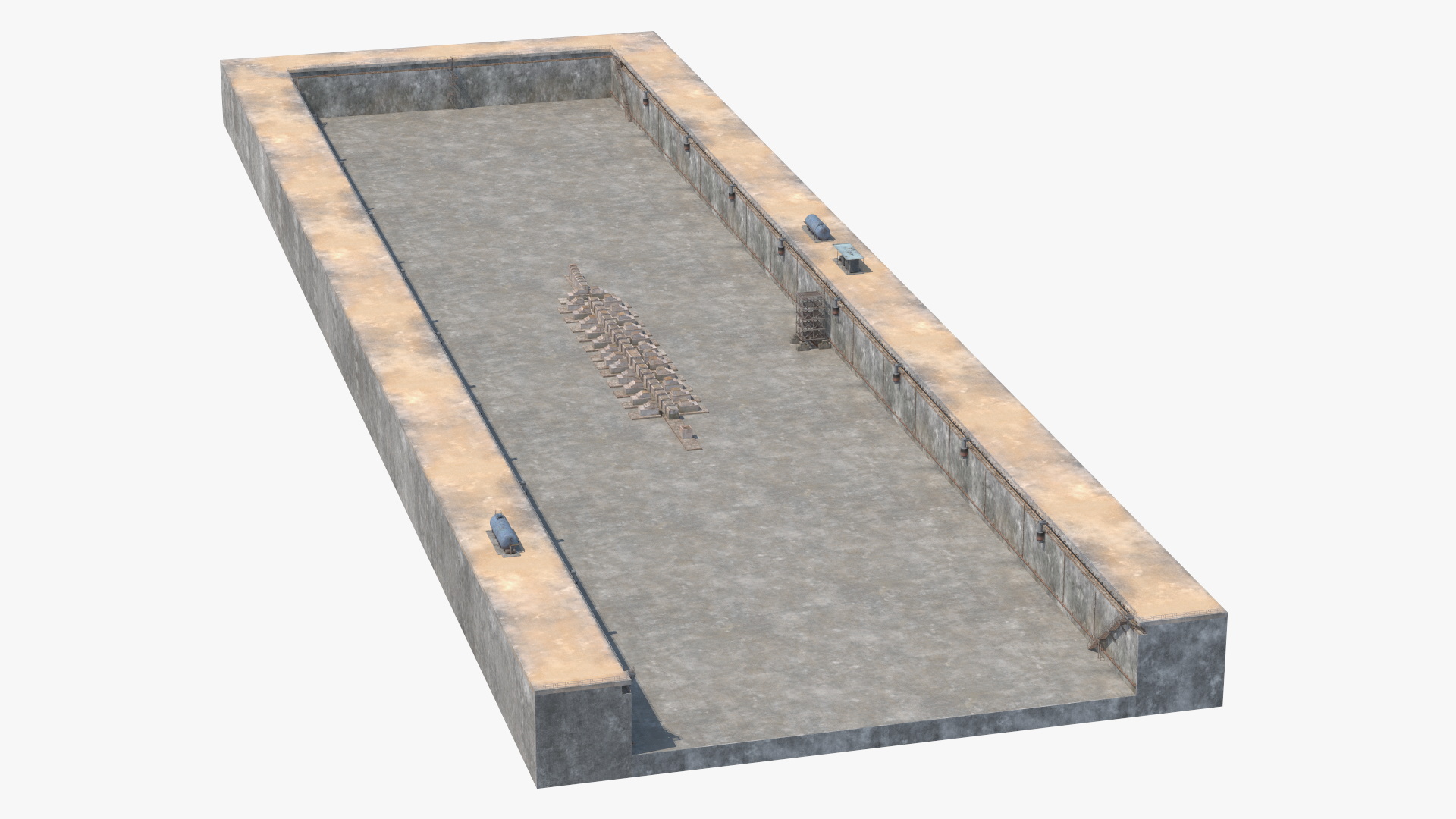 3D Ship Dry Dock model