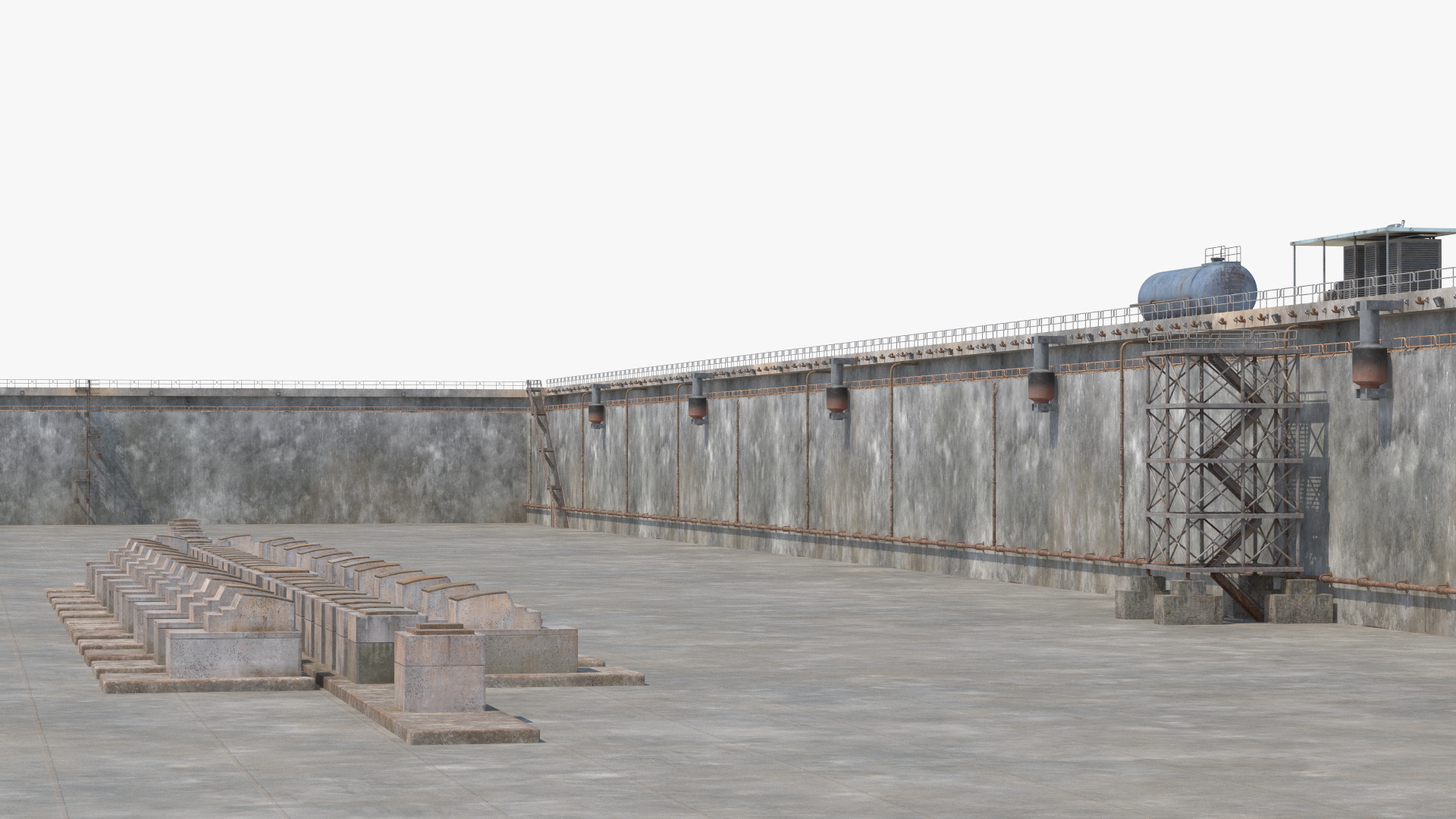 3D Ship Dry Dock model