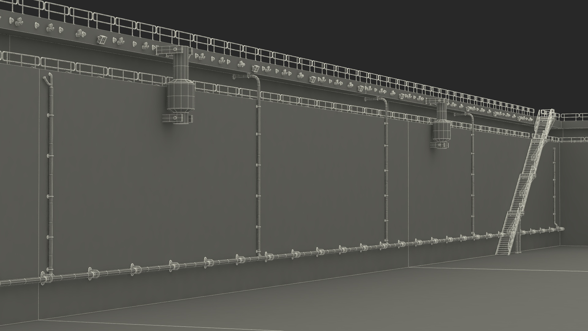 3D Ship Dry Dock model