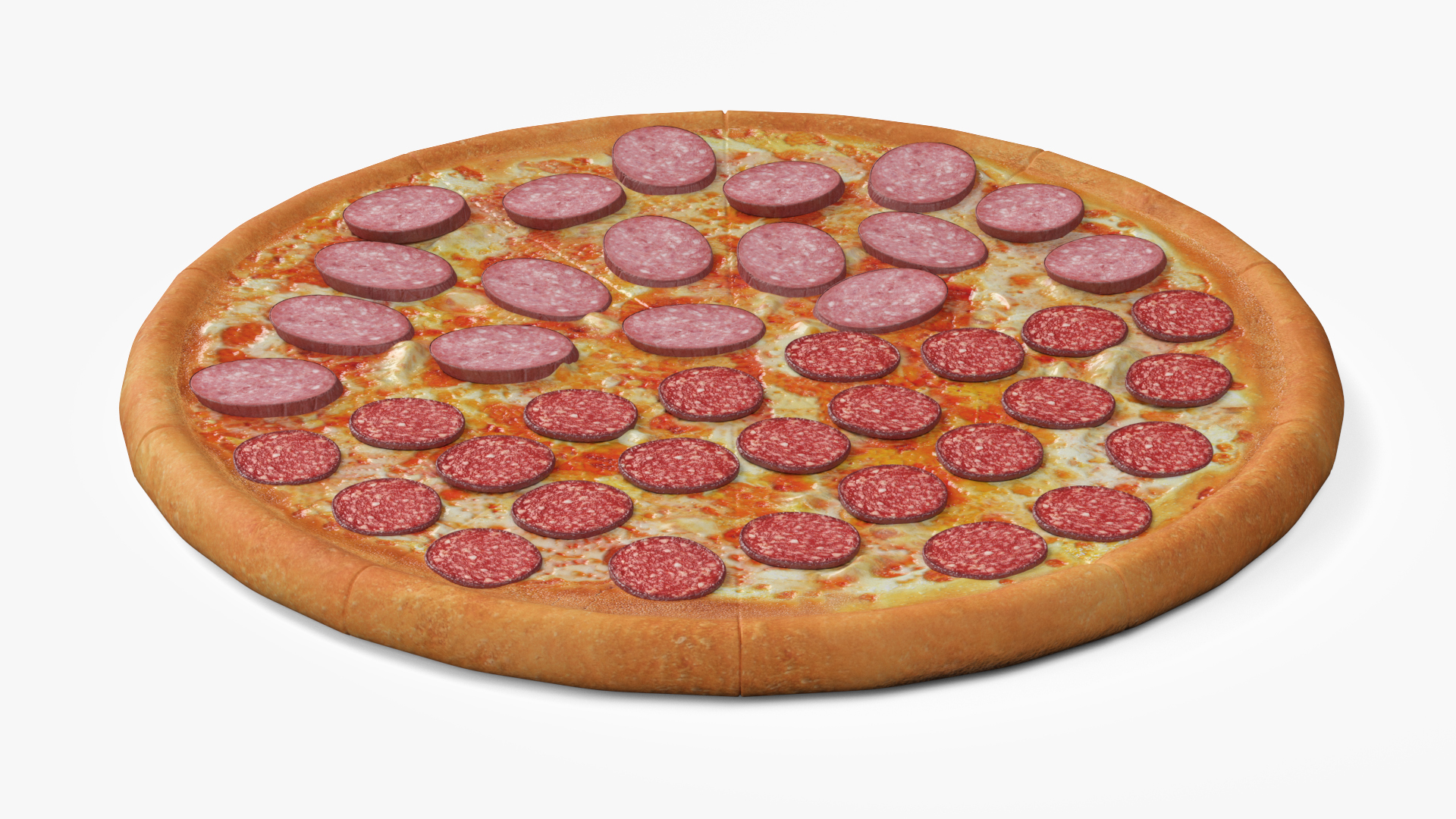 3D model Classic Salami Pizza