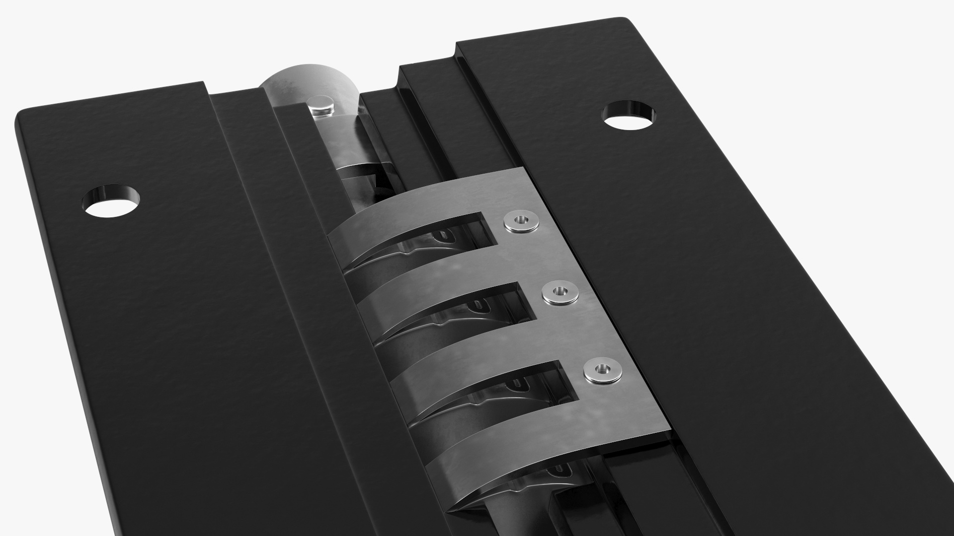 3D Combi Bolt Door Lock Black