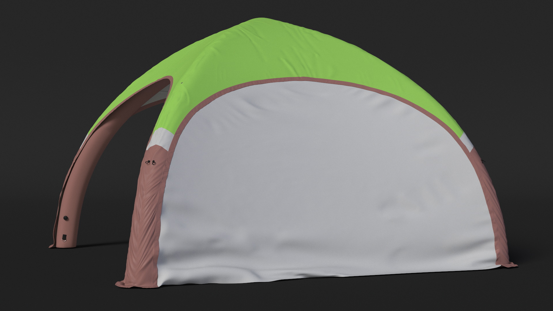 3D model Inflatable Shelter with Table and Chairs