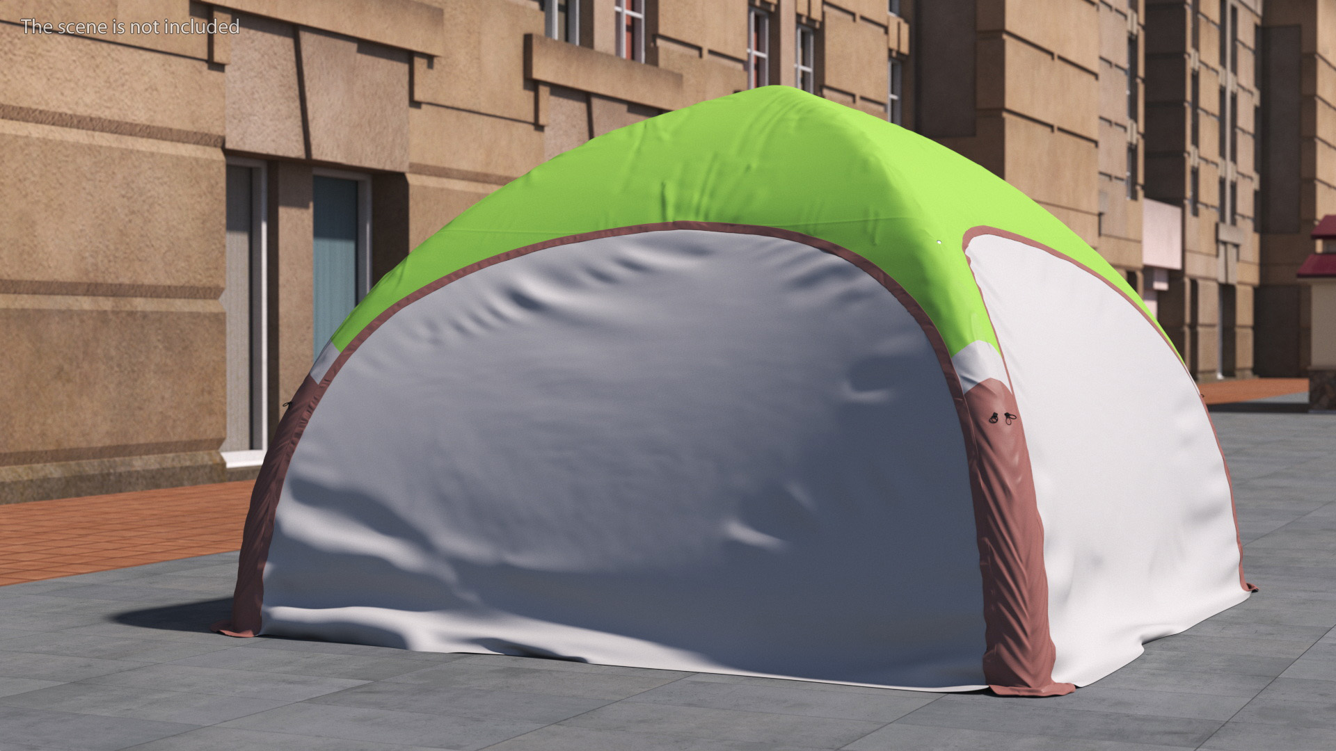 3D model Inflatable Shelter with Table and Chairs