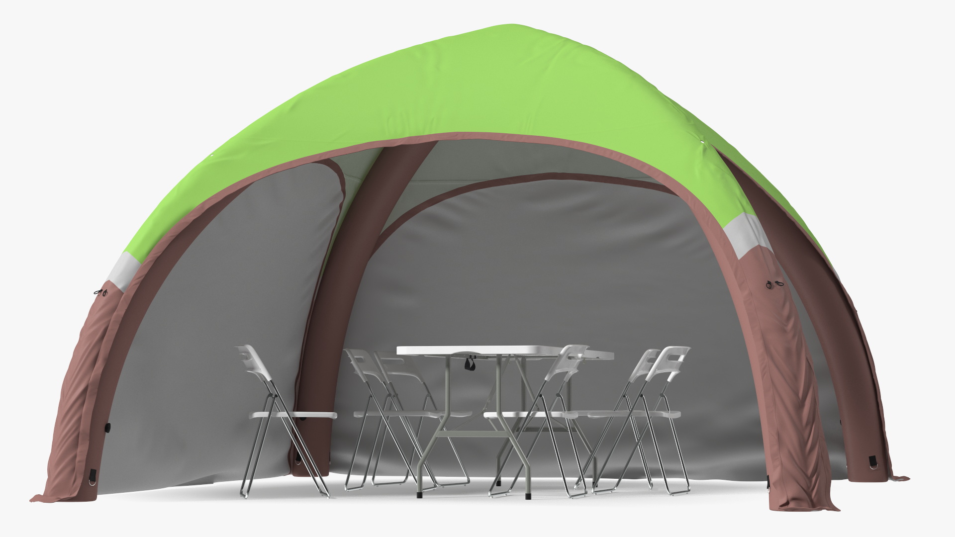 3D model Inflatable Shelter with Table and Chairs