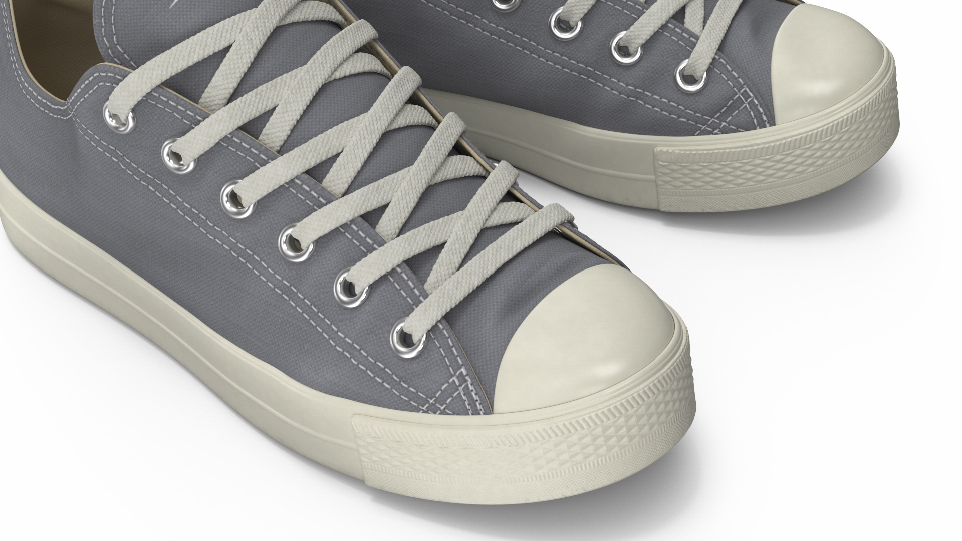 Casual Canvas Sneakers 3D