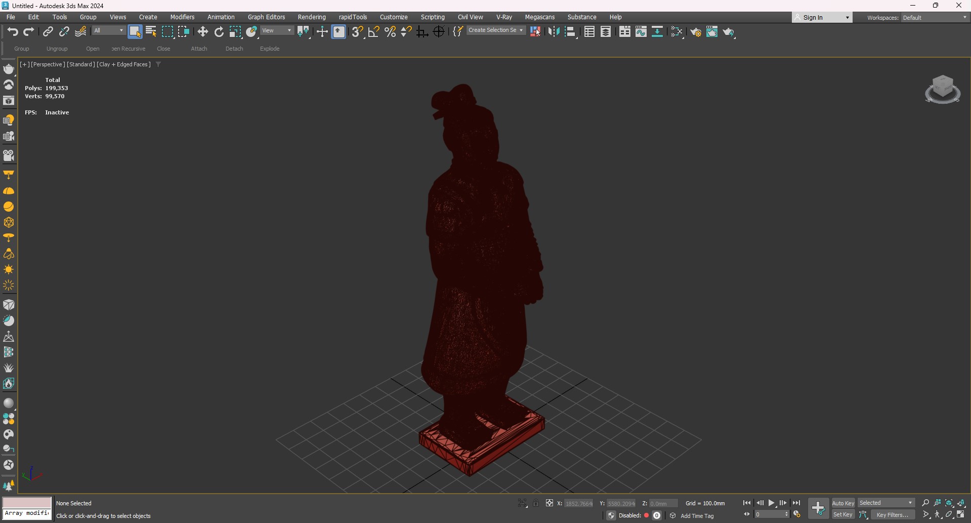 3D Terracotta Warrior for 3D Print
