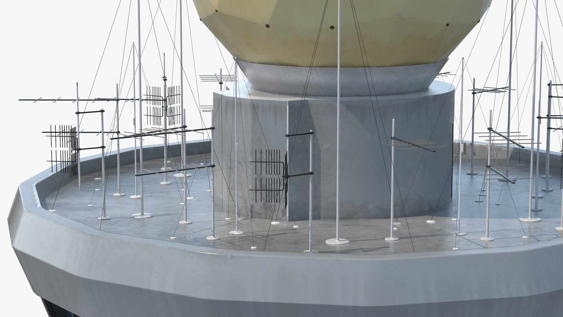 3D Changi Airport Control Tower model