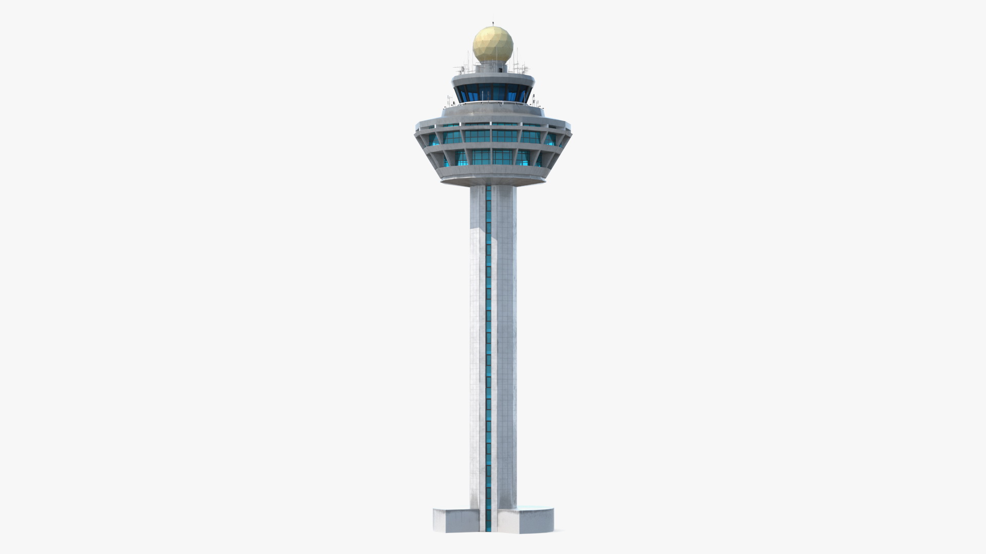 3D Changi Airport Control Tower model