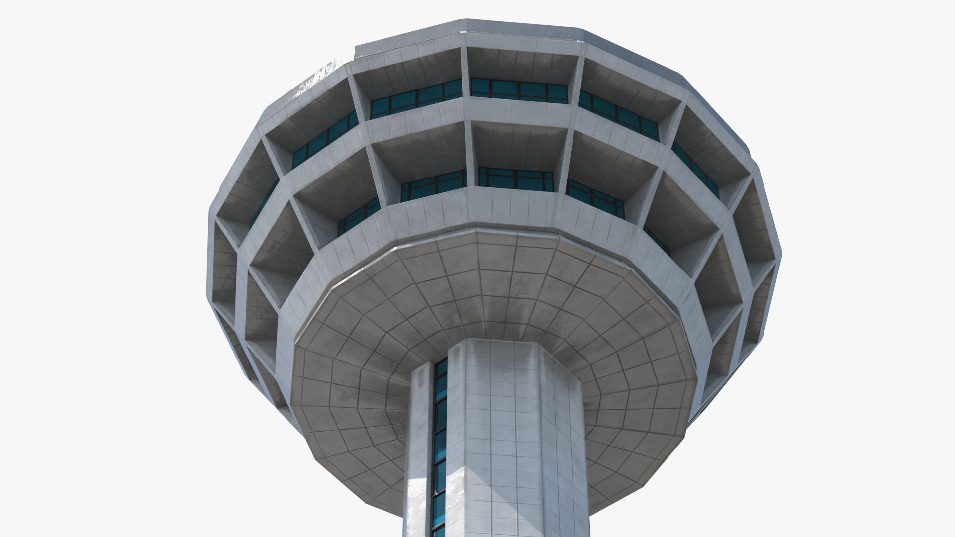 3D Changi Airport Control Tower model
