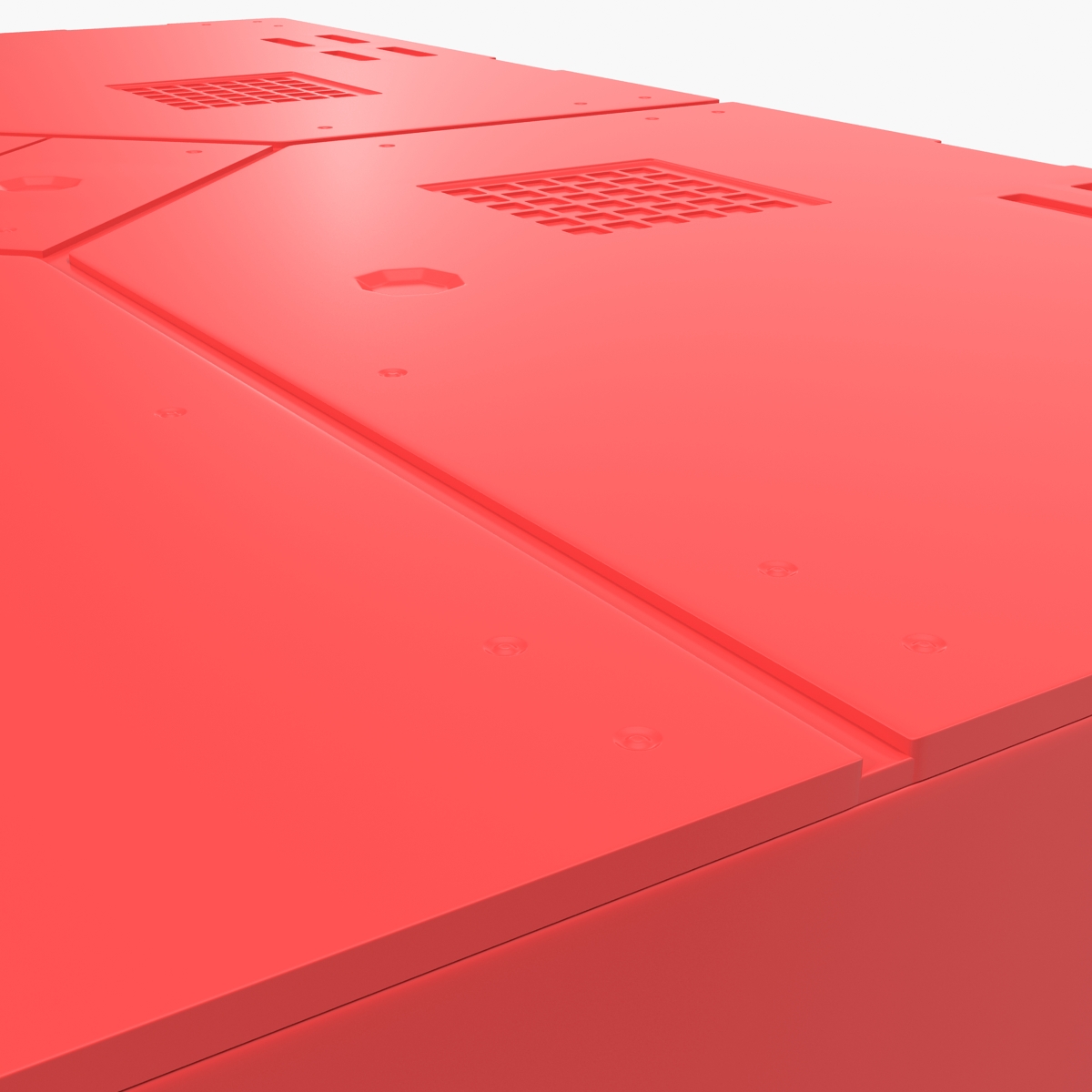 3D Sci Fi Anodized Panel 2 model