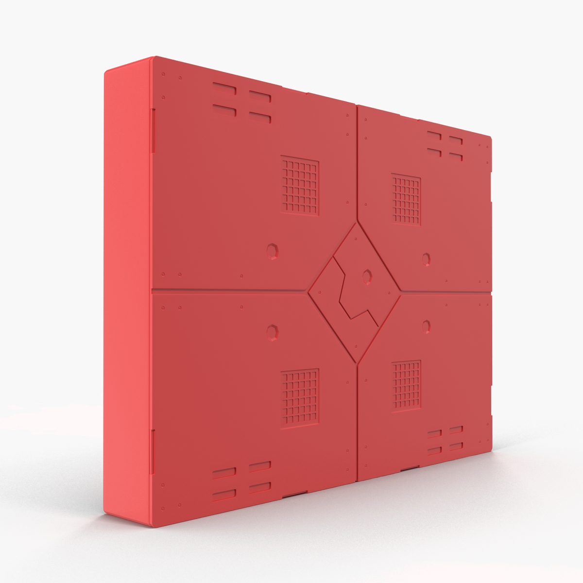 3D Sci Fi Anodized Panel 2 model
