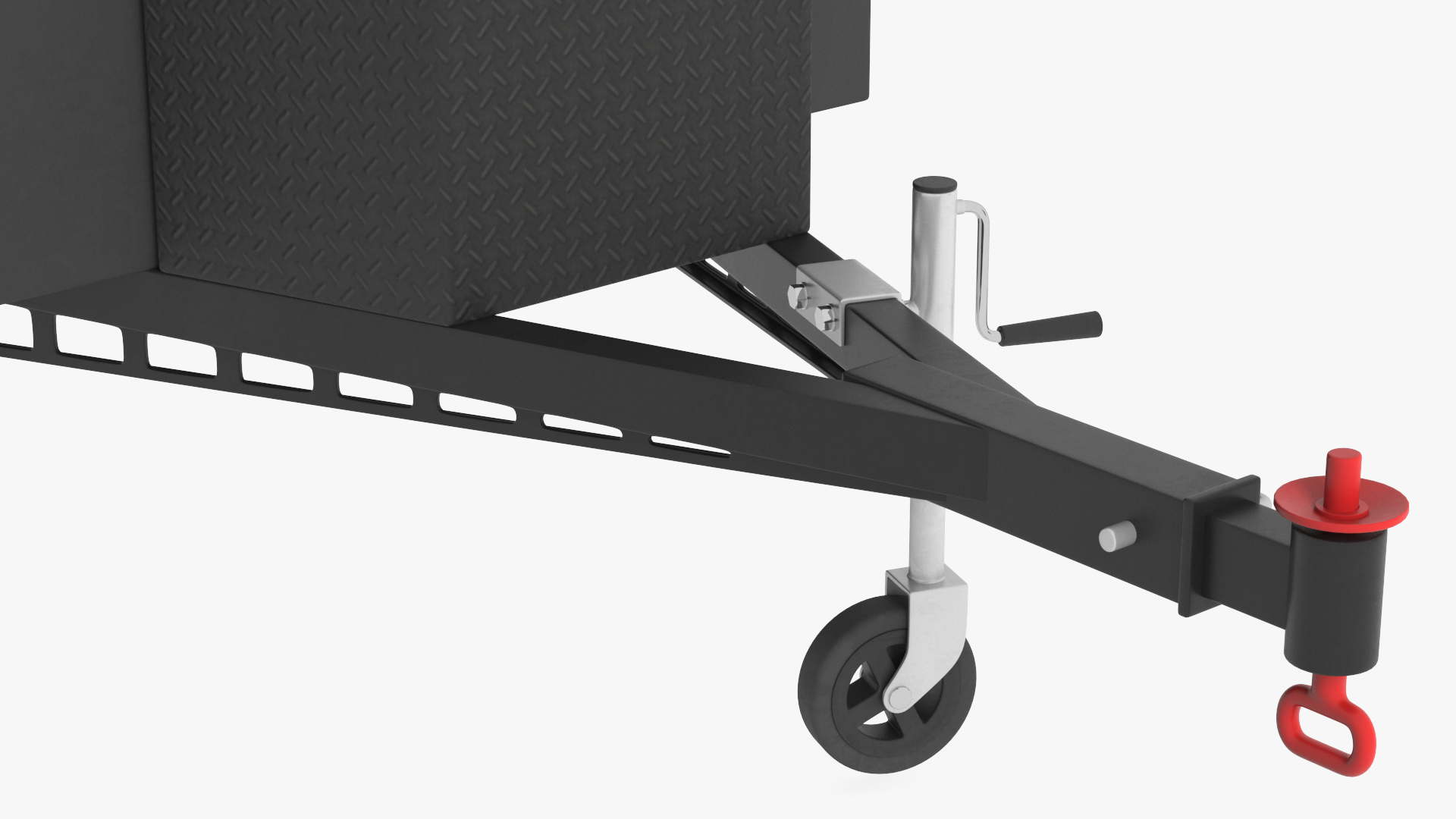 Trailer Teardrop Black 3D
