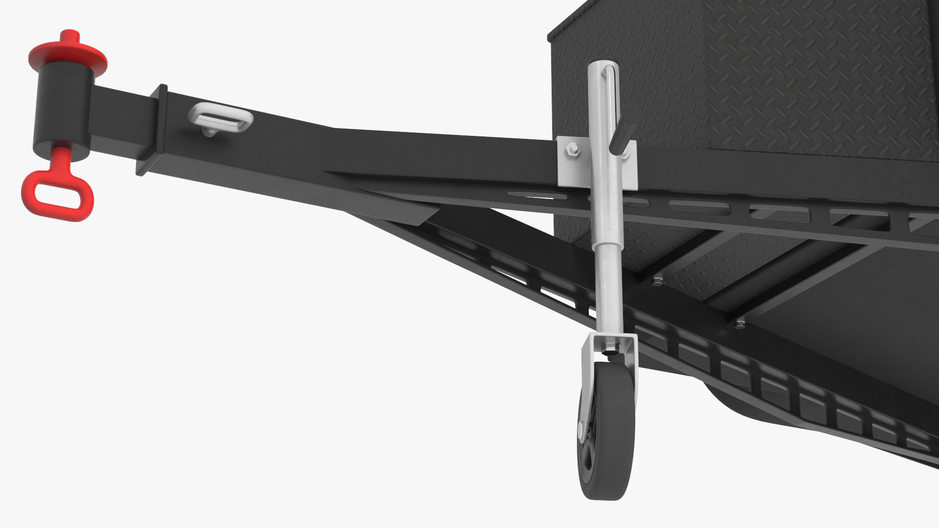 Trailer Teardrop Black 3D