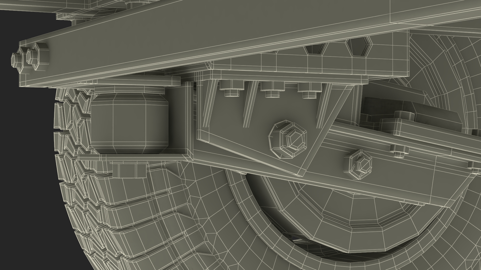 Trailer Teardrop Black 3D