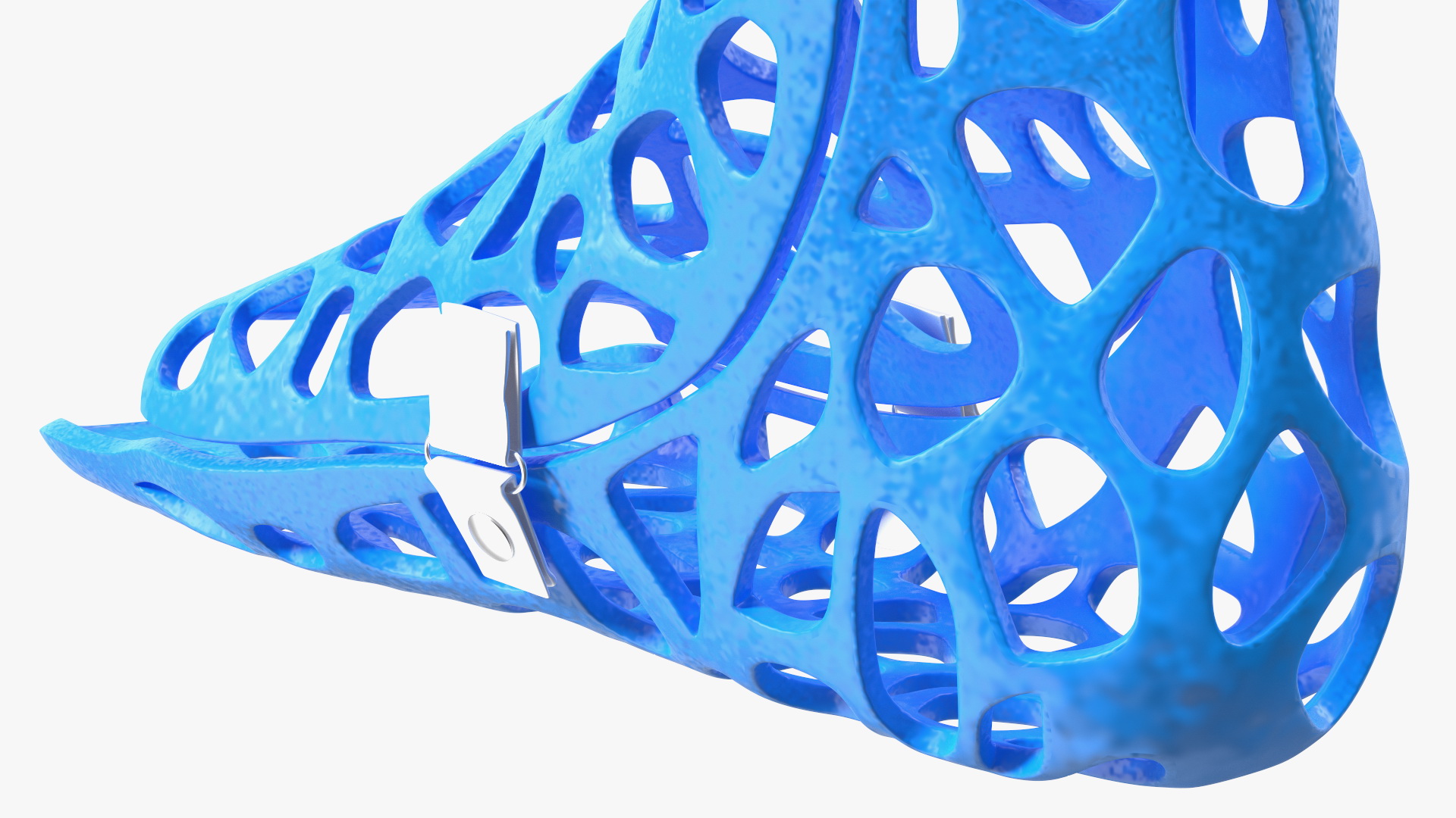 3D model 3D-Printed Orthopedic Cast Leg Blue