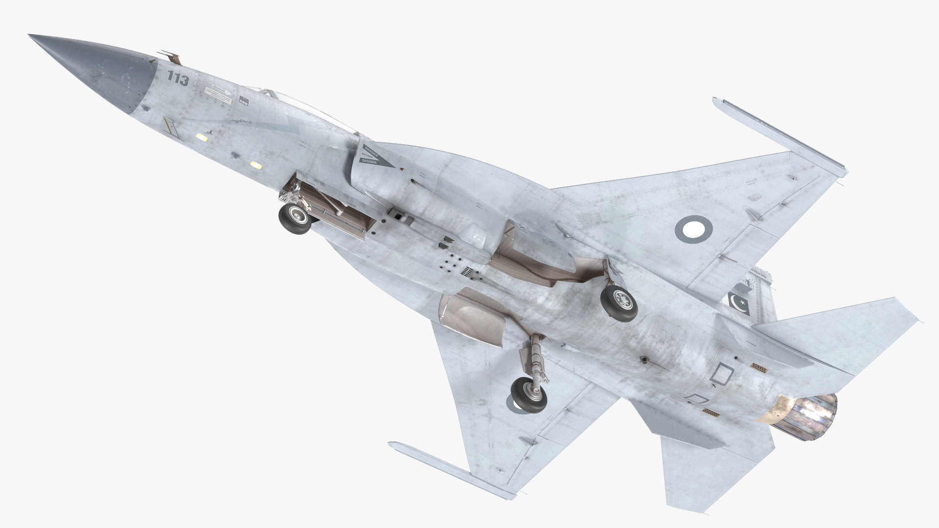 3D model Chengdu FC-1 Xiaolong Pakistan Air Force
