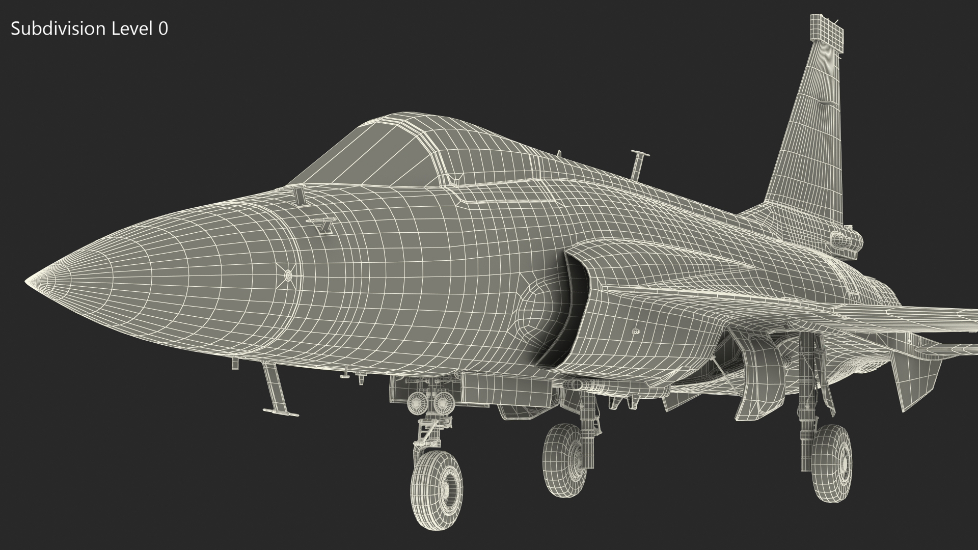 3D model Chengdu FC-1 Xiaolong Pakistan Air Force