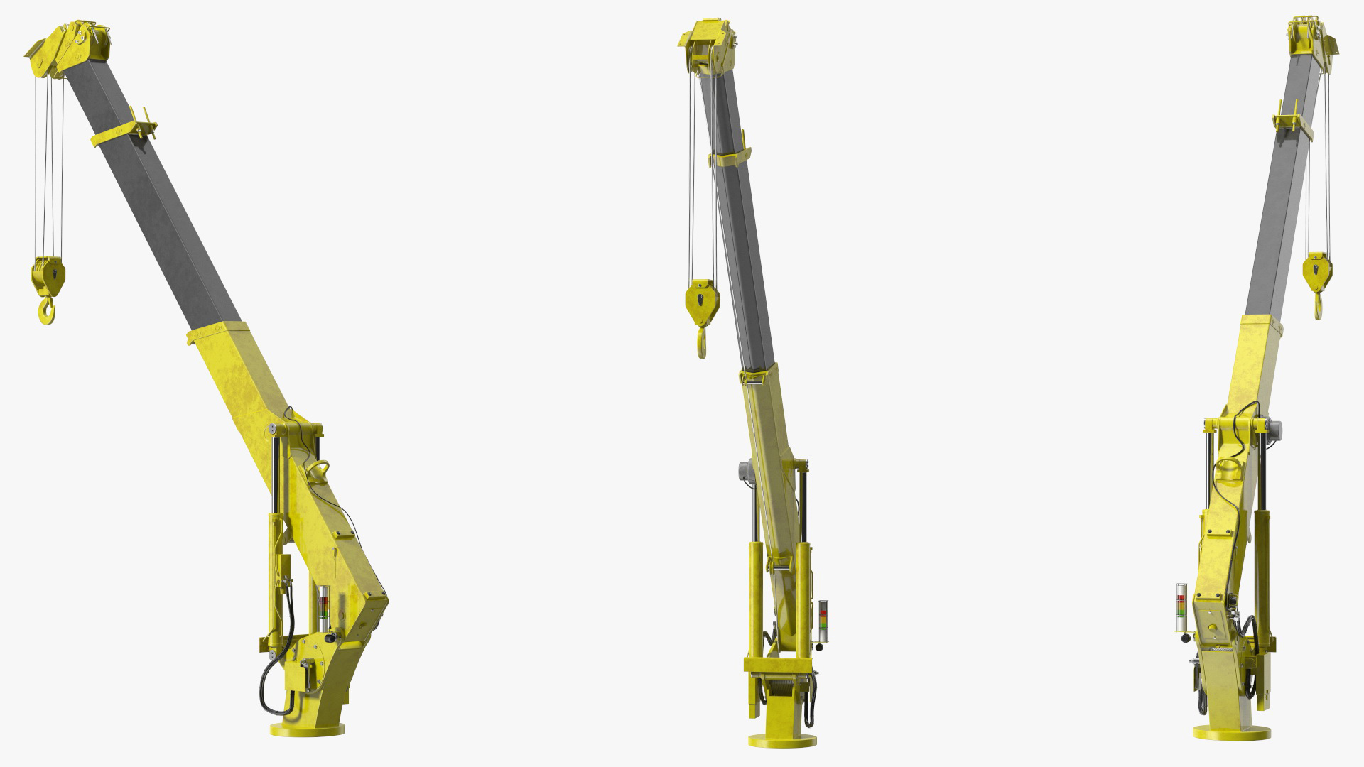 3D Heavy Duty Mini Crane Rigged model