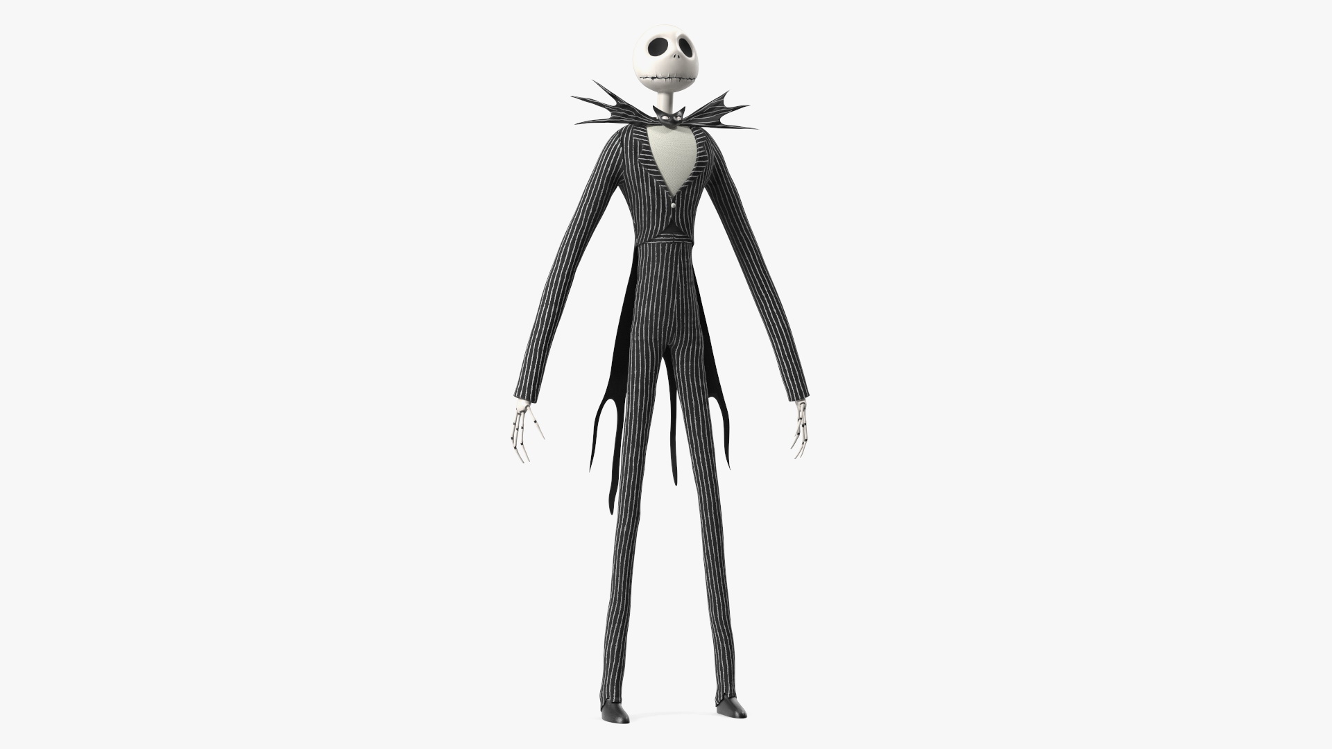 3D Jack Skellington Character Rigged model