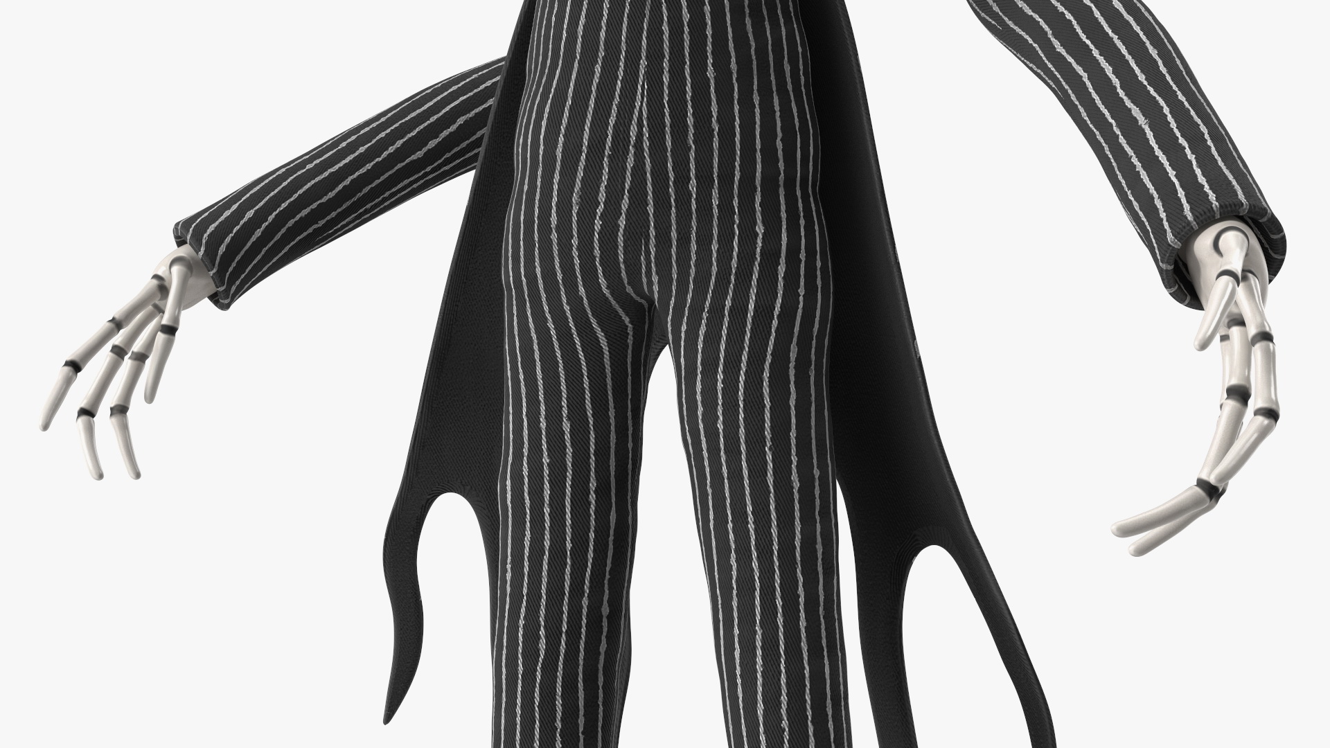 3D Jack Skellington Character Rigged model