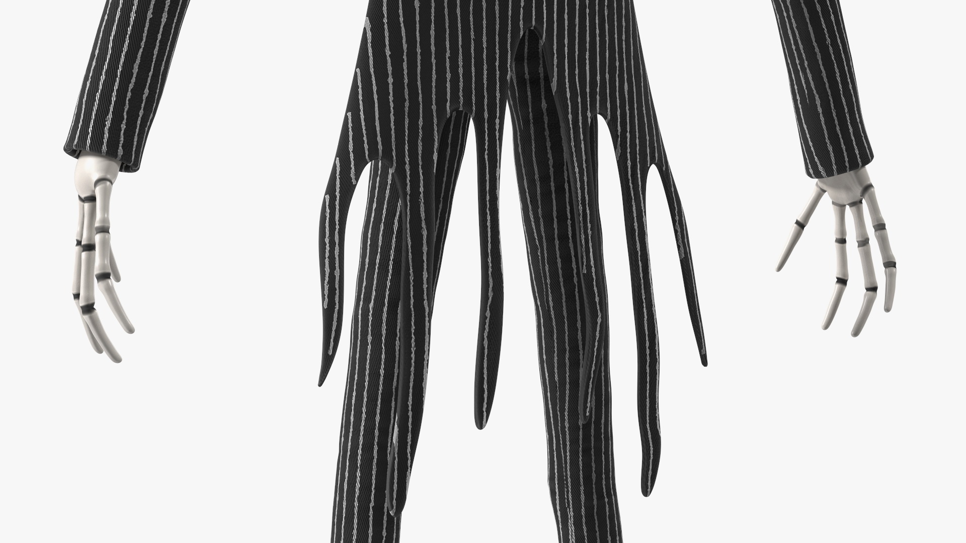 3D Jack Skellington Character Rigged model