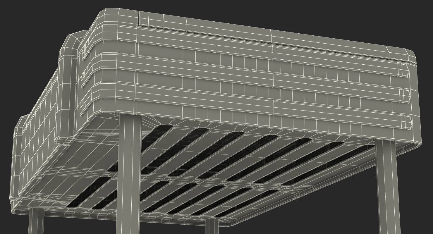 3D Retro Hot Dog Roller Grill