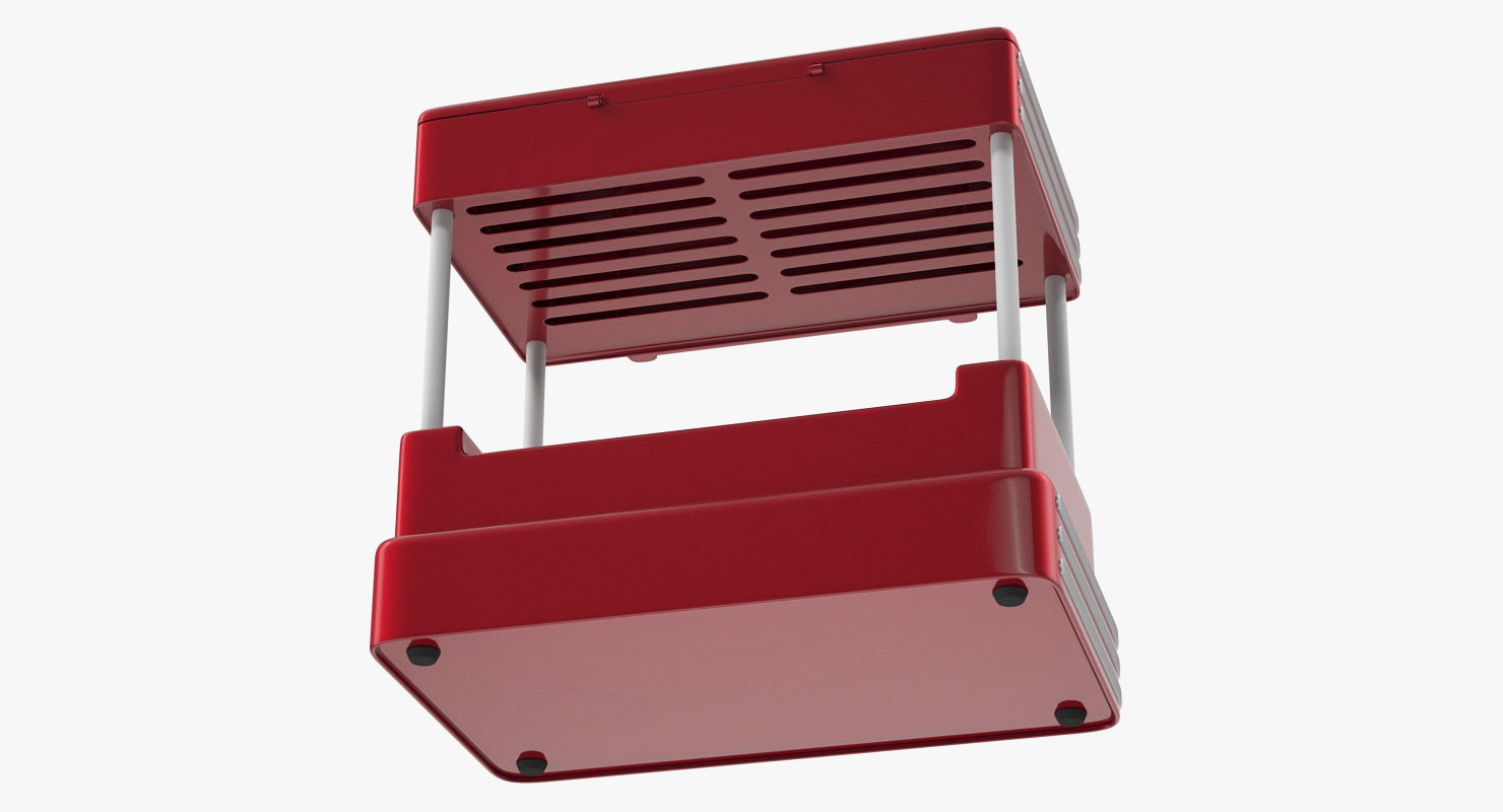 3D Retro Hot Dog Roller Grill