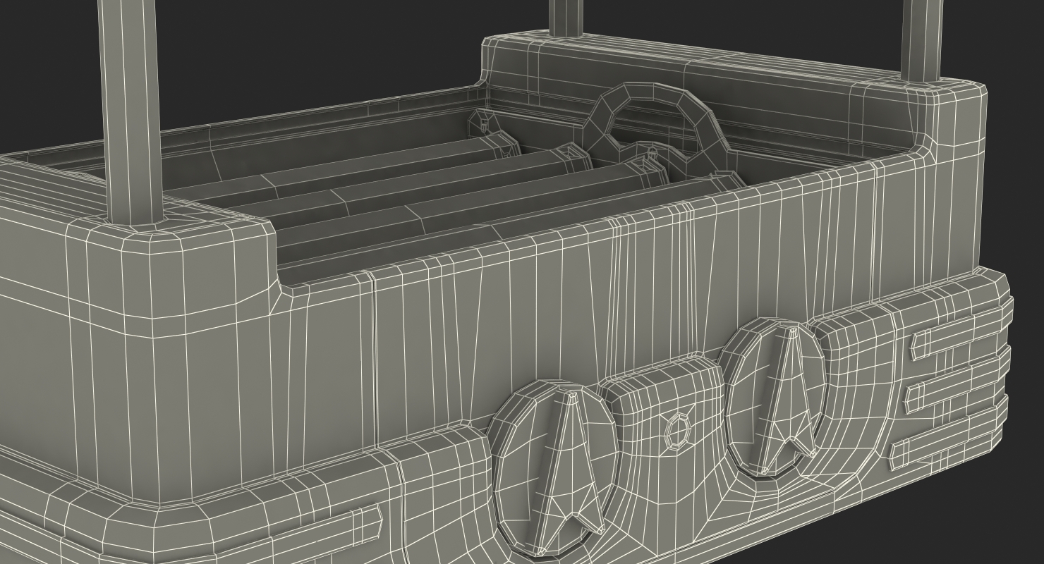 3D Retro Hot Dog Roller Grill