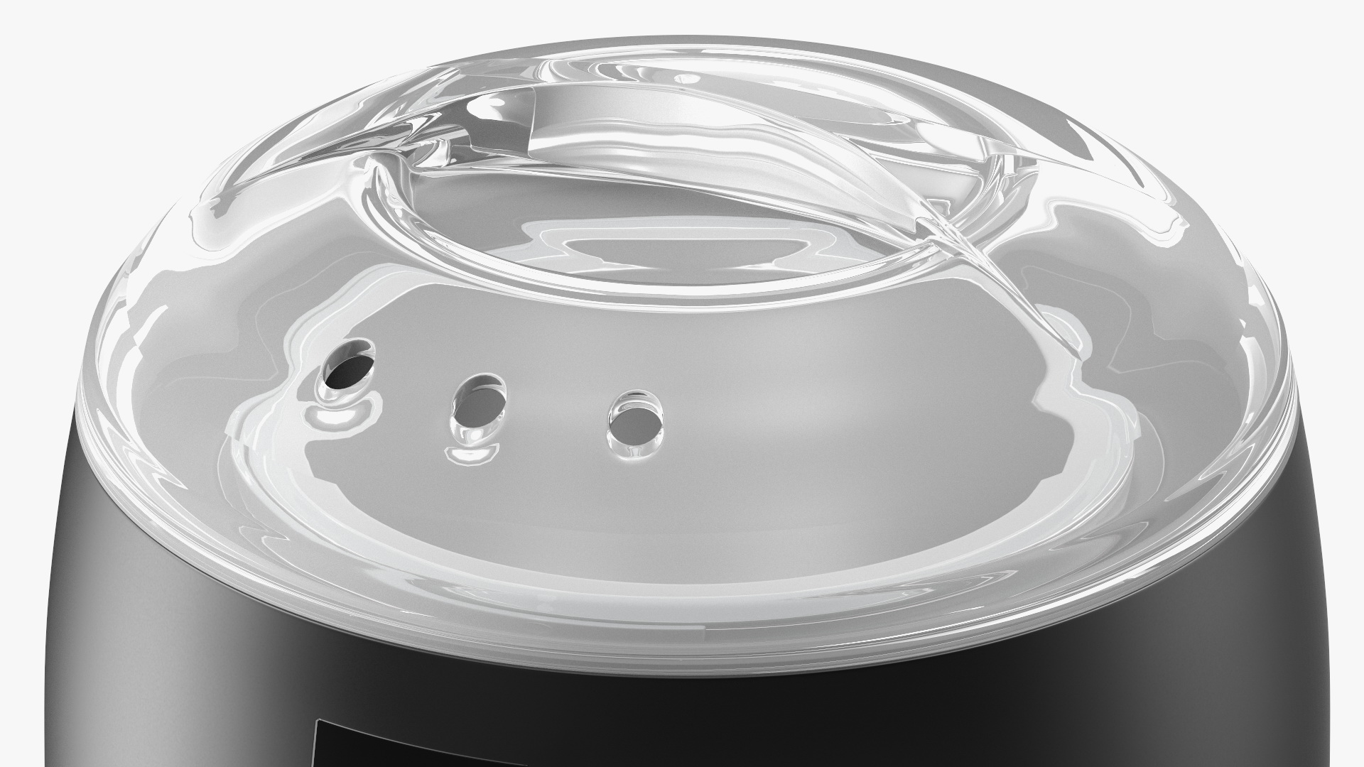Digital Wax Warmer Black 3D model