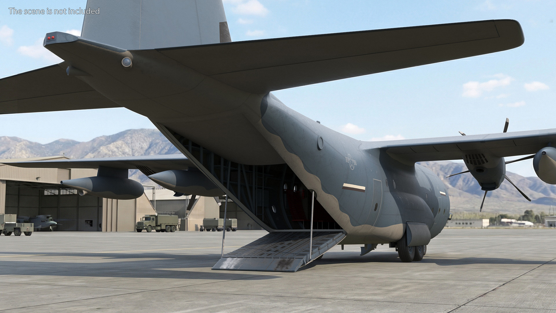 Lockheed MC-130J Commando II Air Force Plane - view 3