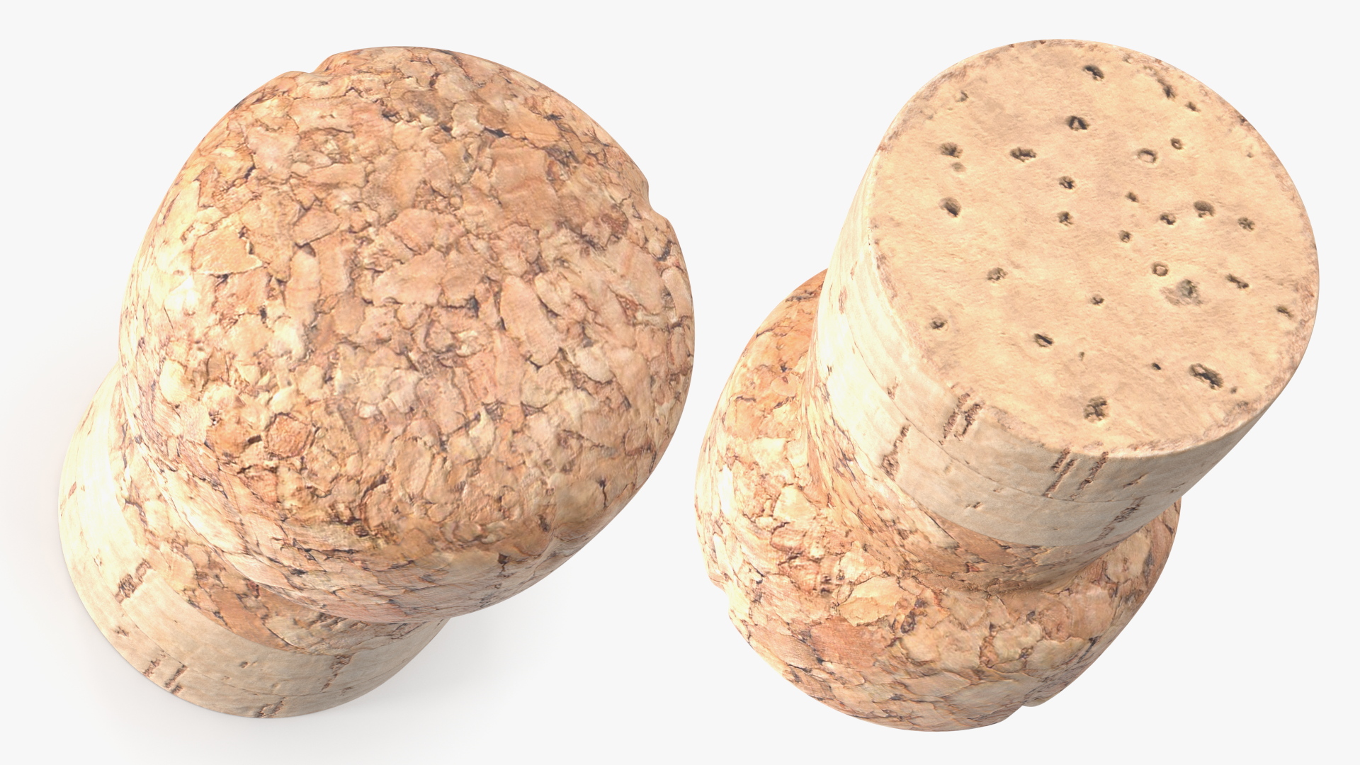 Bottle Cork Stopper 3D model
