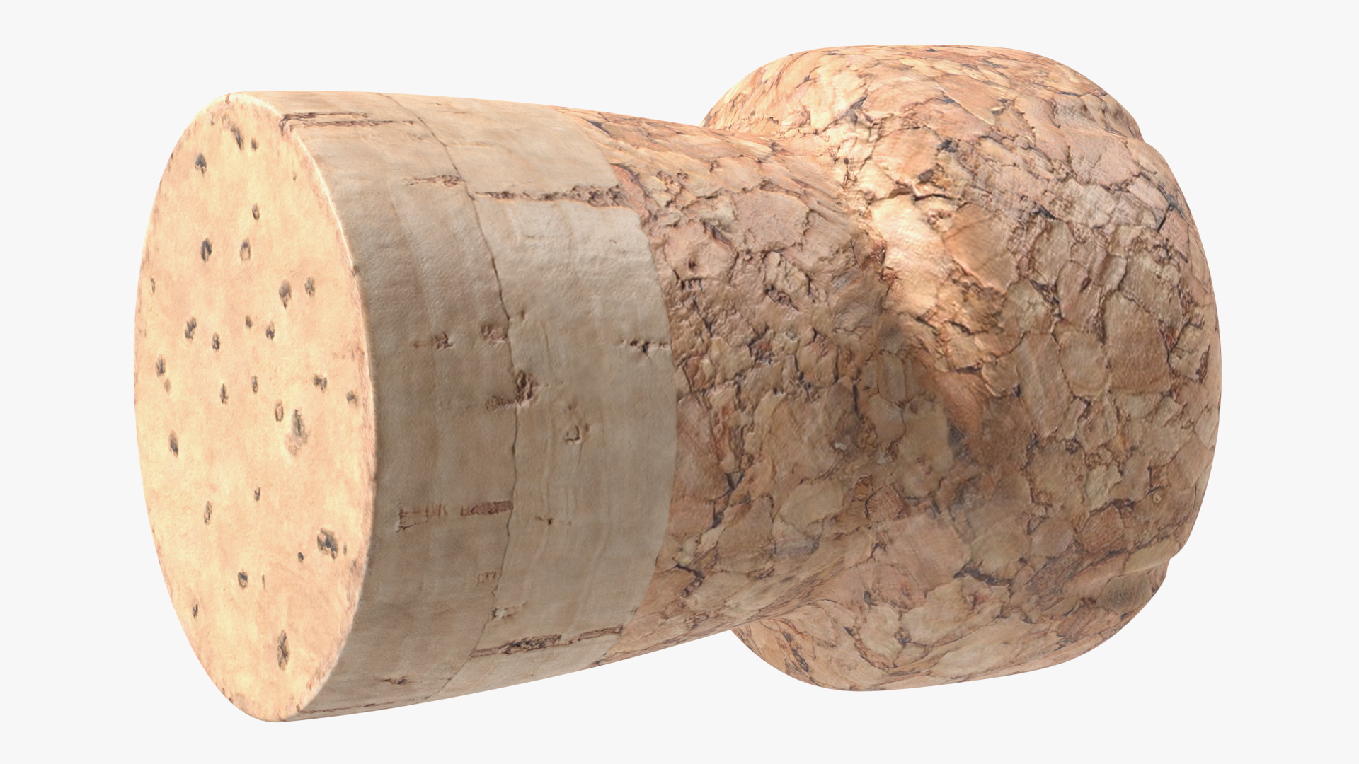 Bottle Cork Stopper 3D model