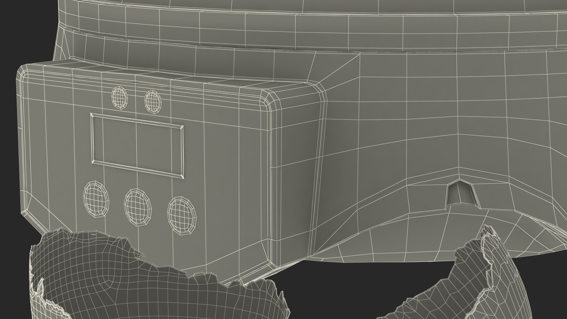 3D Egg Incubator With Chick Fur model