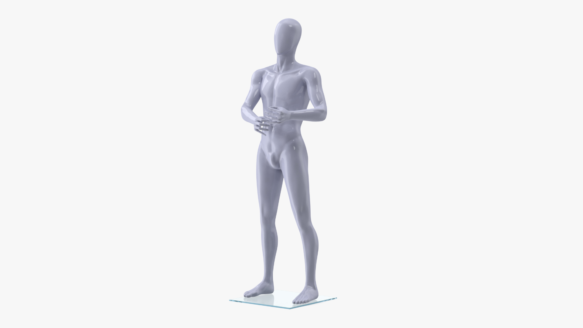 3D Mannequin with Scottish Green Bagpipes model