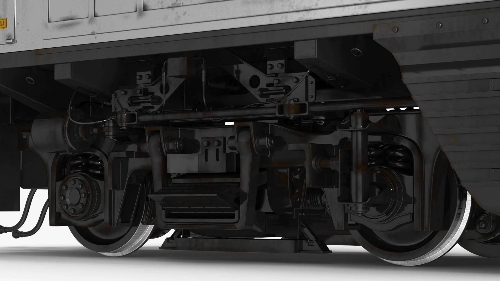 3D model Vintage Diesel Locomotive