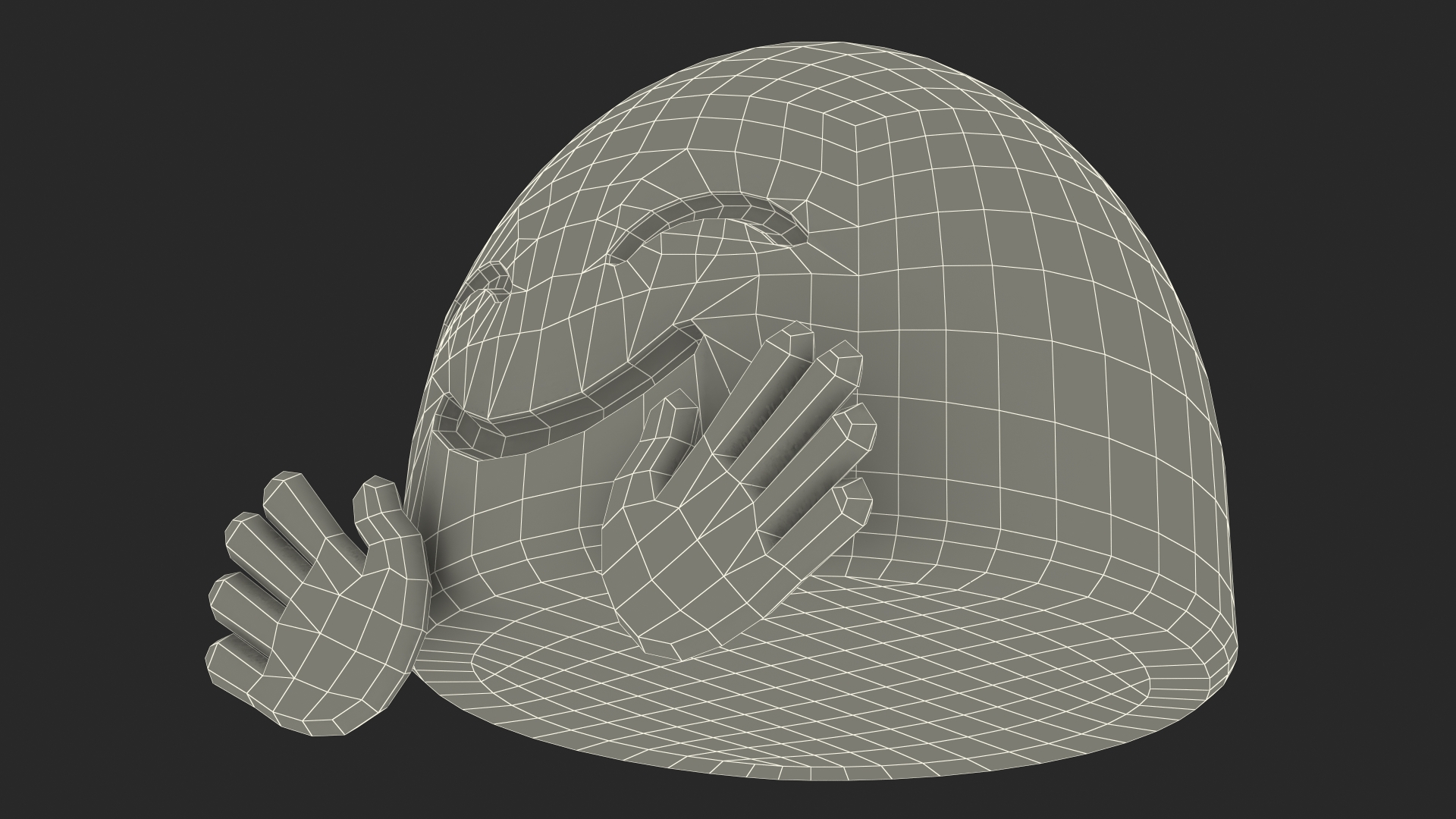 3D Hugging Face Android Emoji