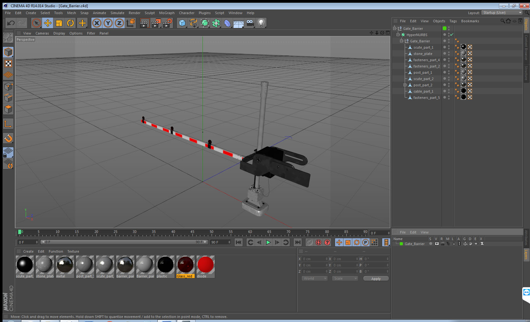 Gate Barrier 3D