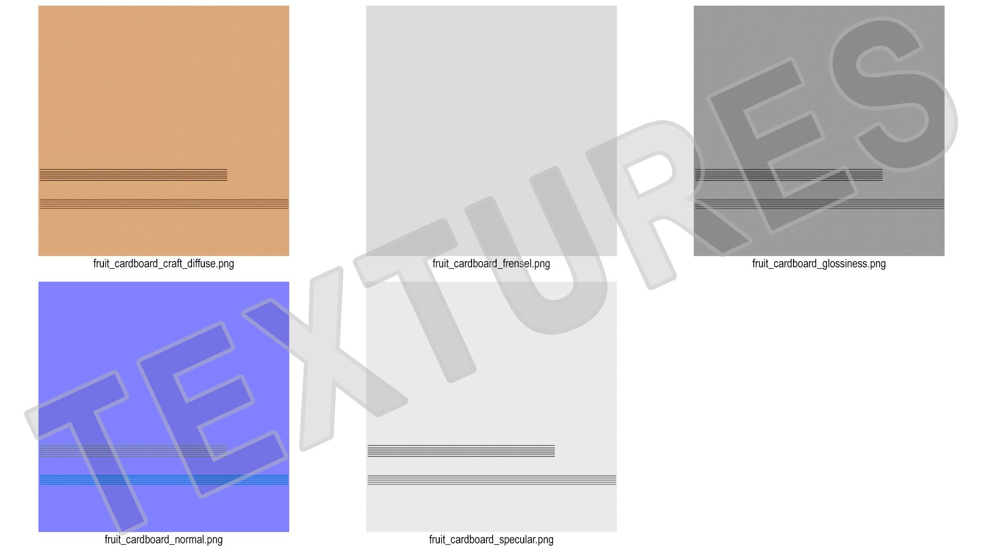 Corrugated Cardboard Tray Box 3D model