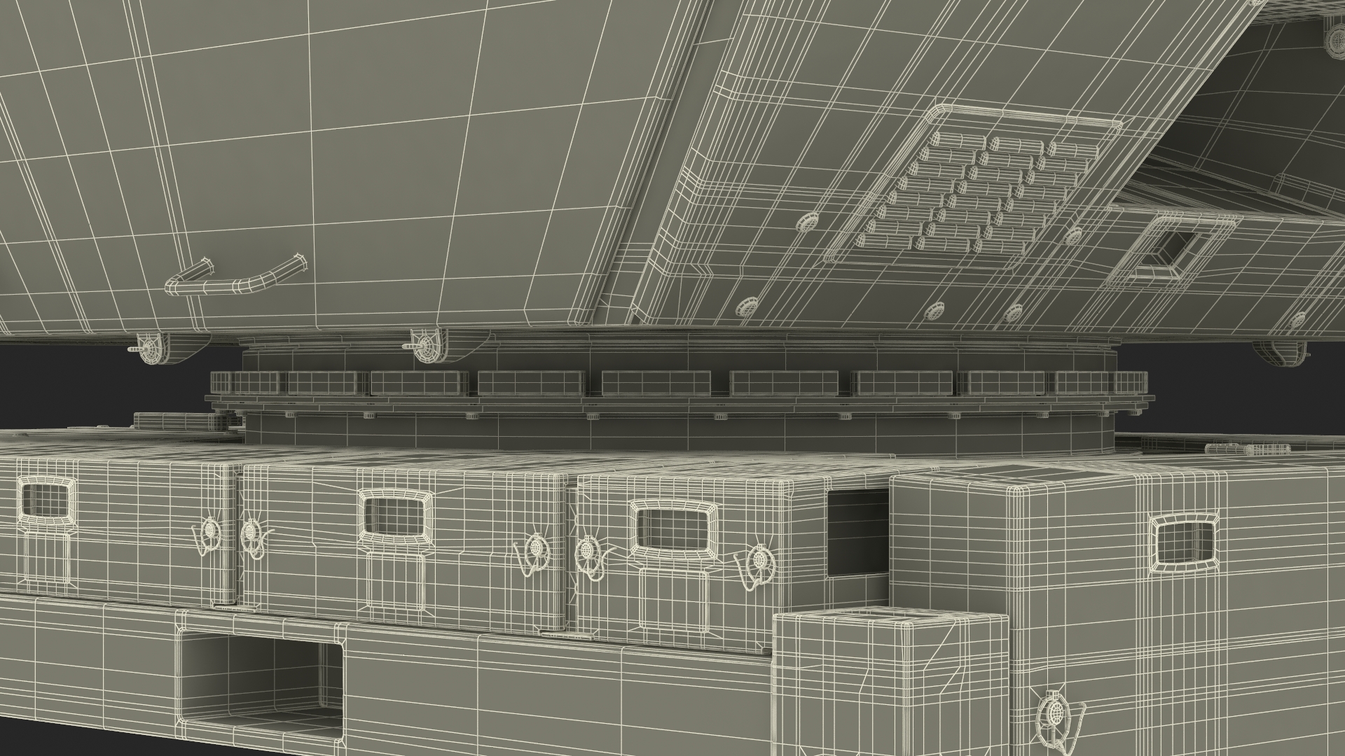 Air Defense System Skynex Sand Color Rigged for Maya 3D