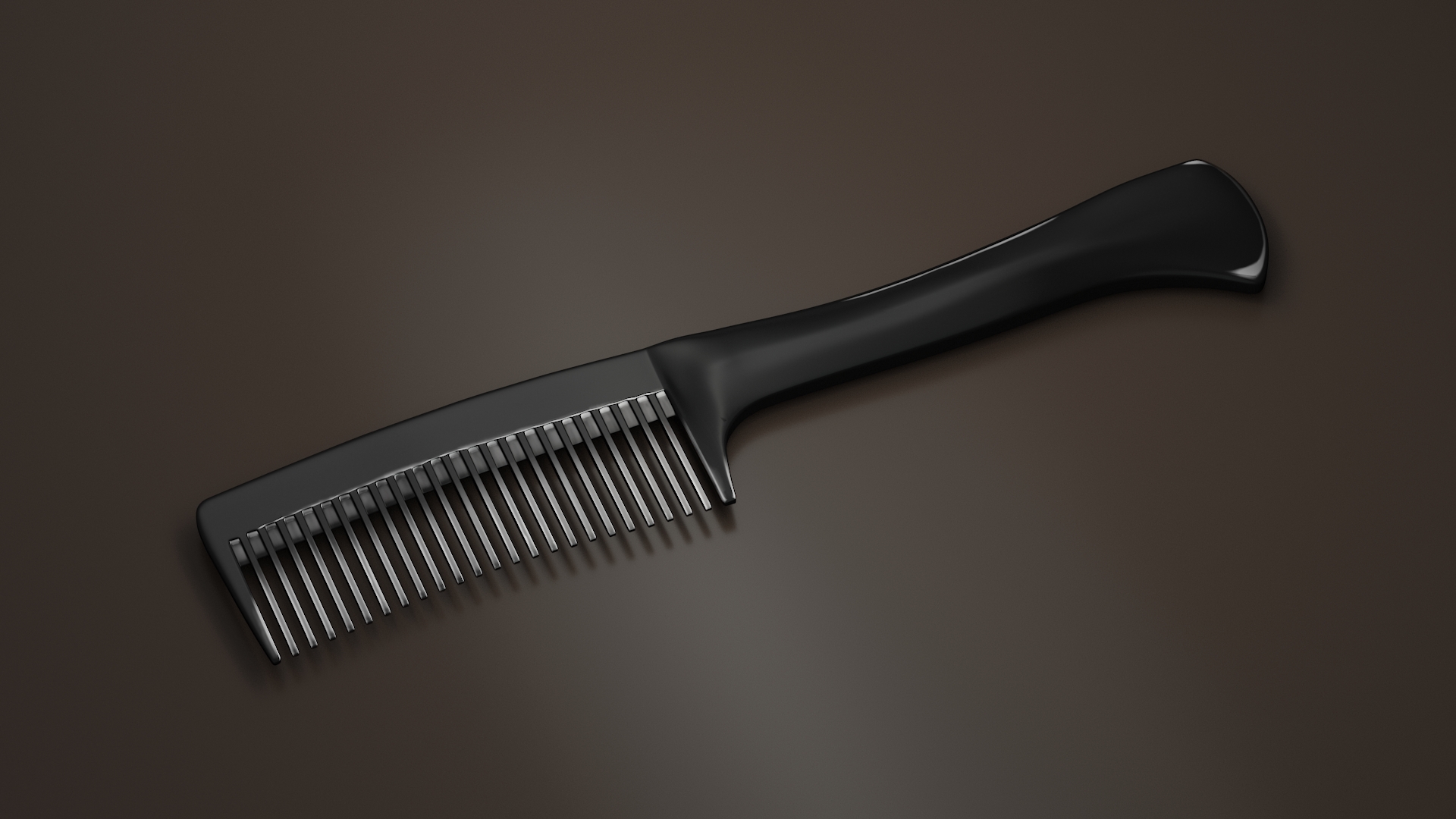 3D Comb with Handle