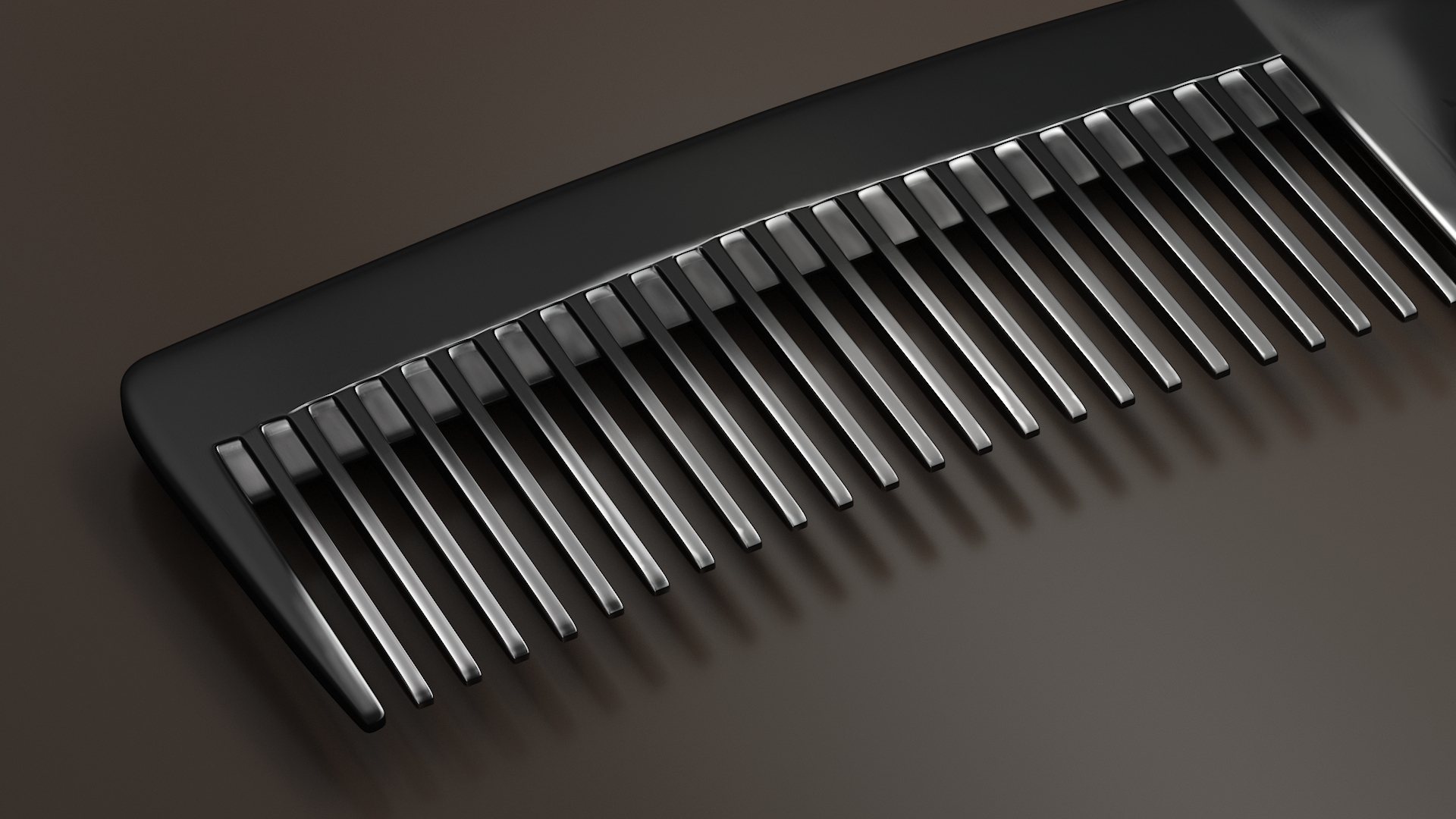 3D Comb with Handle