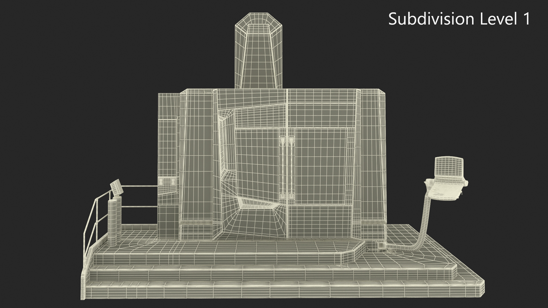 Industrial Gantry CNC Machine 3D model