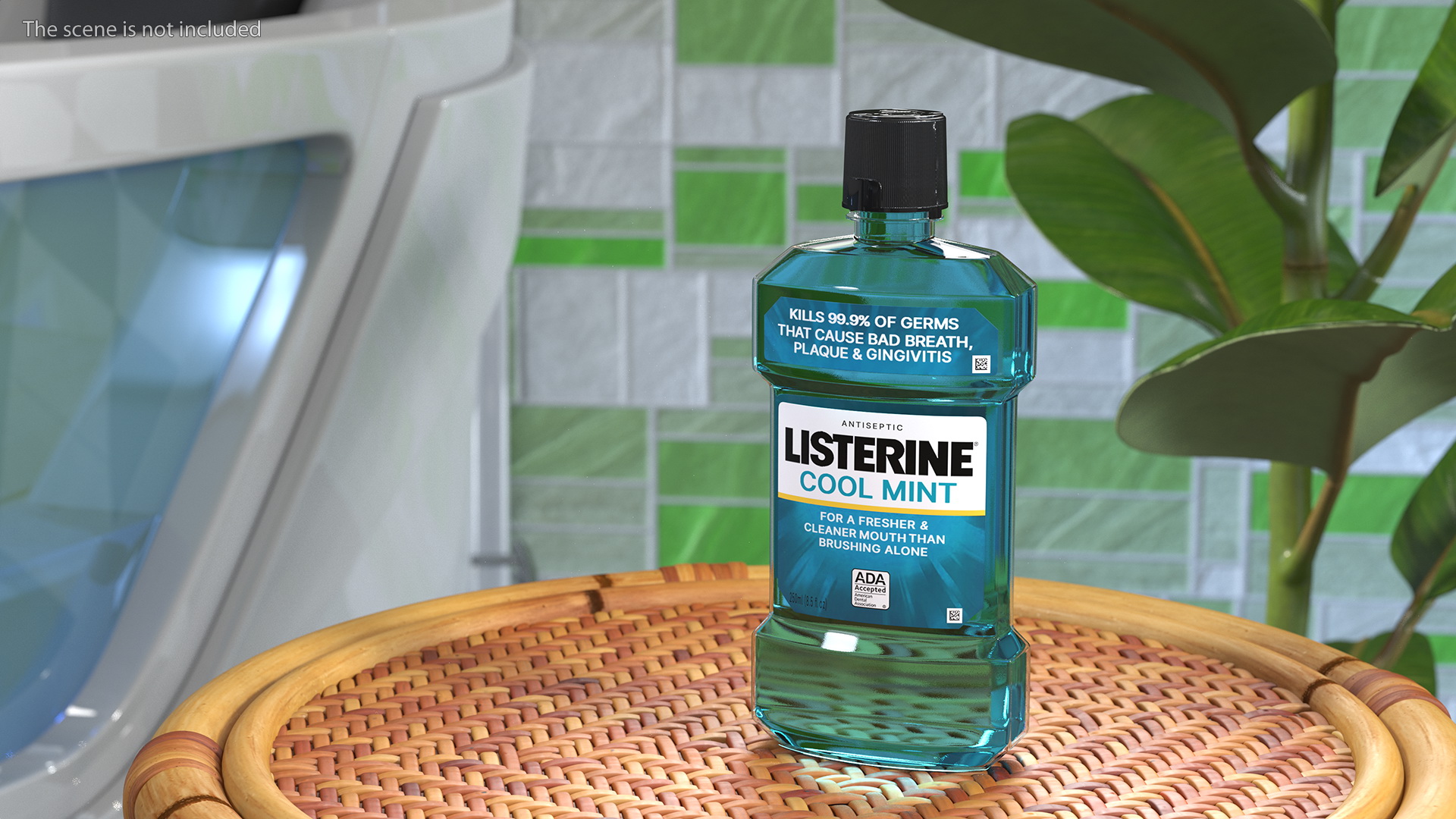 3D Listerine Cool Mint Antiseptic Mouthwash 250ml